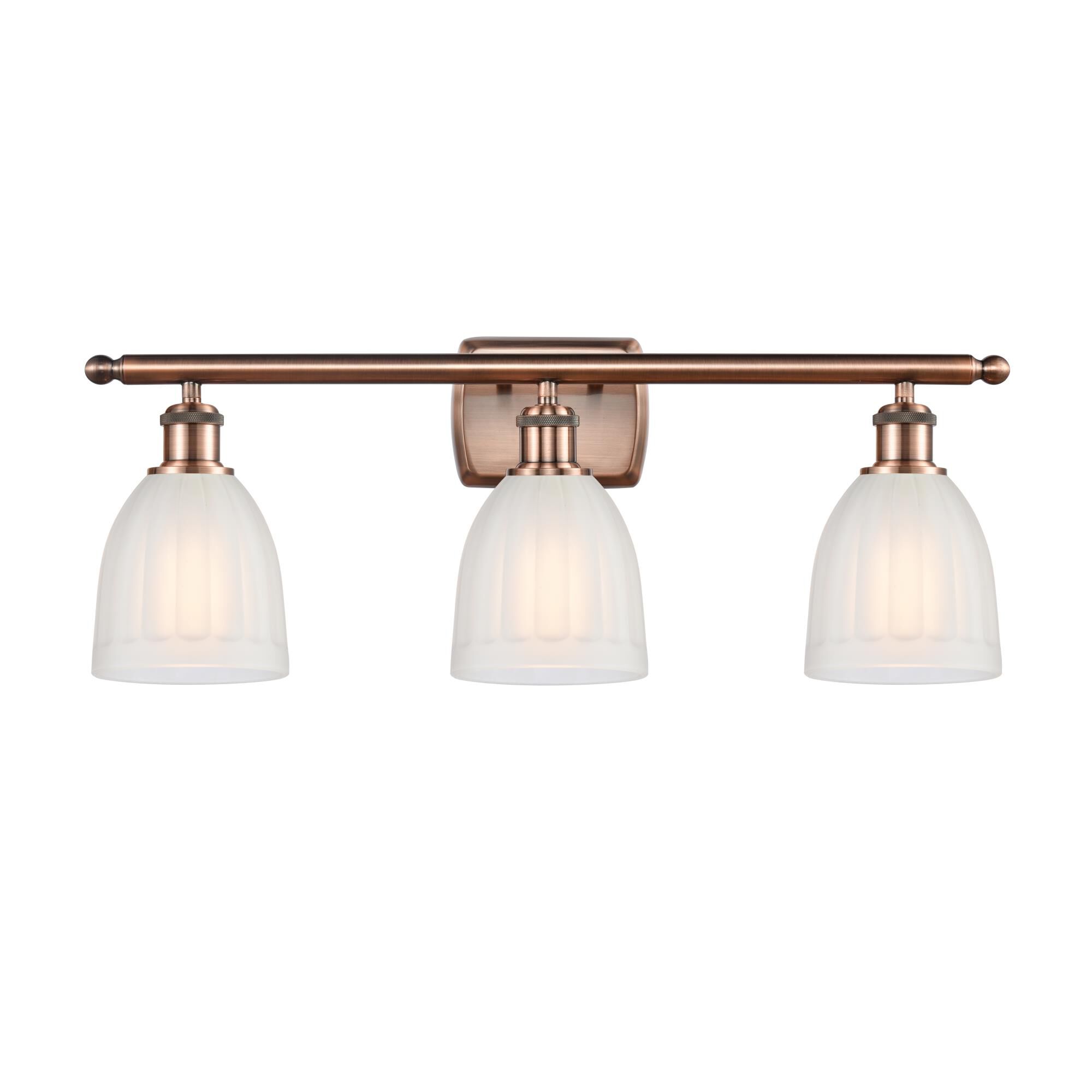 Shown in Antique Copper finish and Drum glass and Glass shade