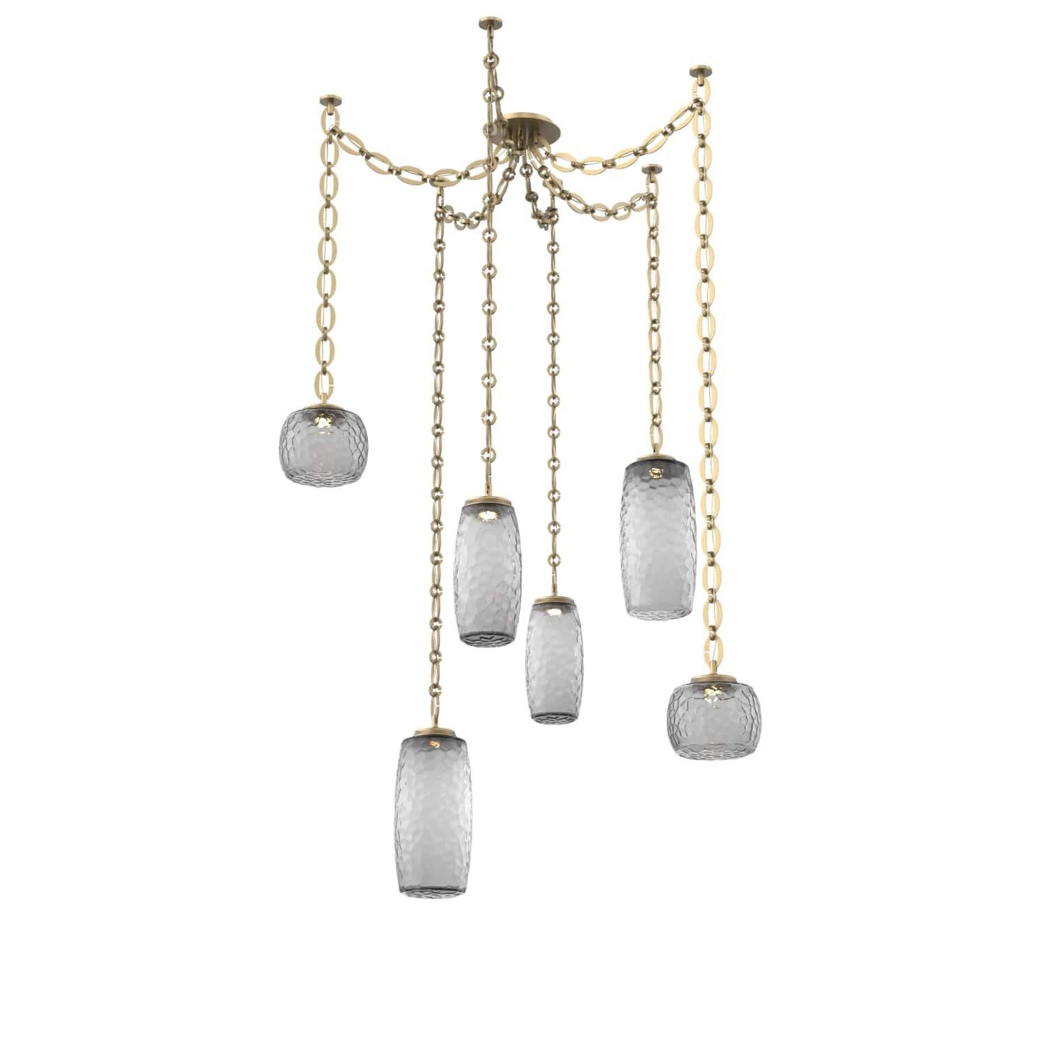 Levi Wilson Vessel 15 Inch Multi Pendant Light by Hammerton Studio