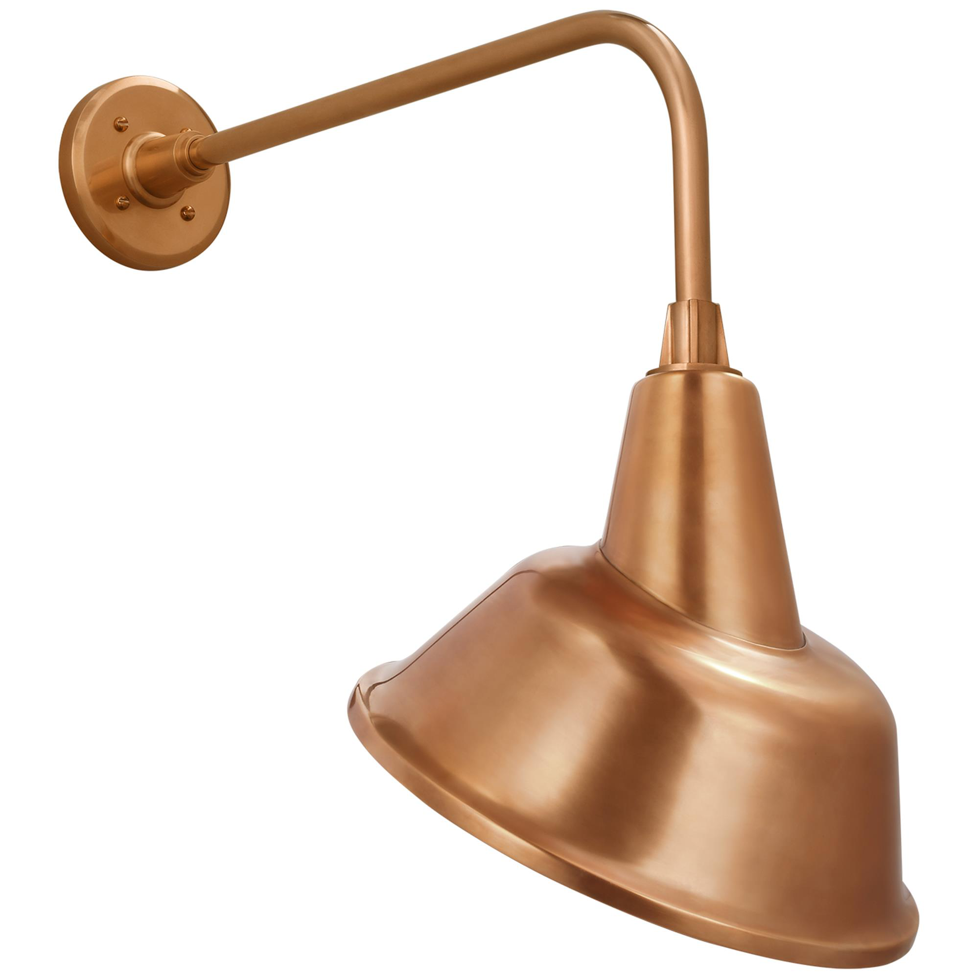 Shown in Soft Copper finish and Copper shade