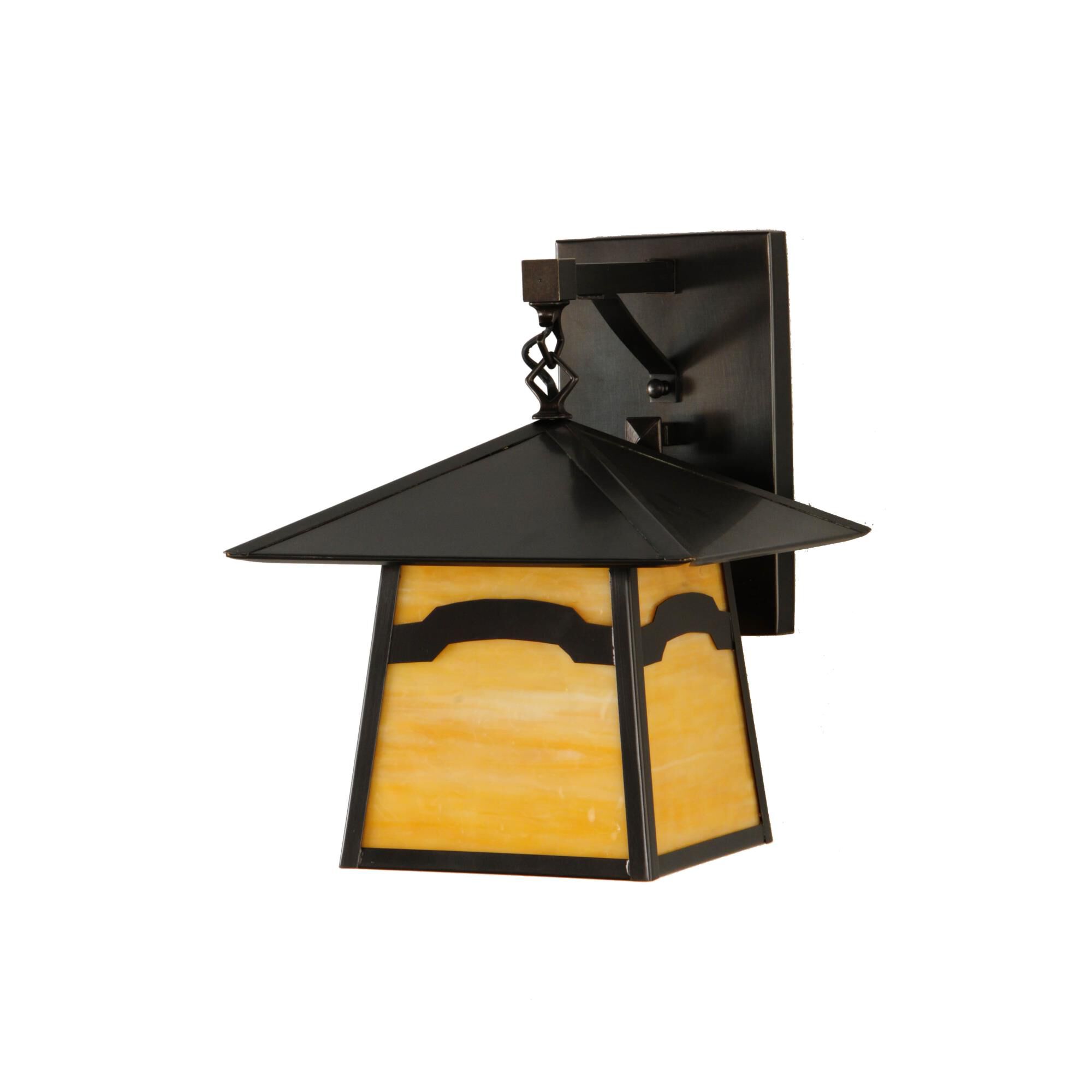 Meyda Lighting Stillwater 15 Inch Tall Outdoor Wall Light