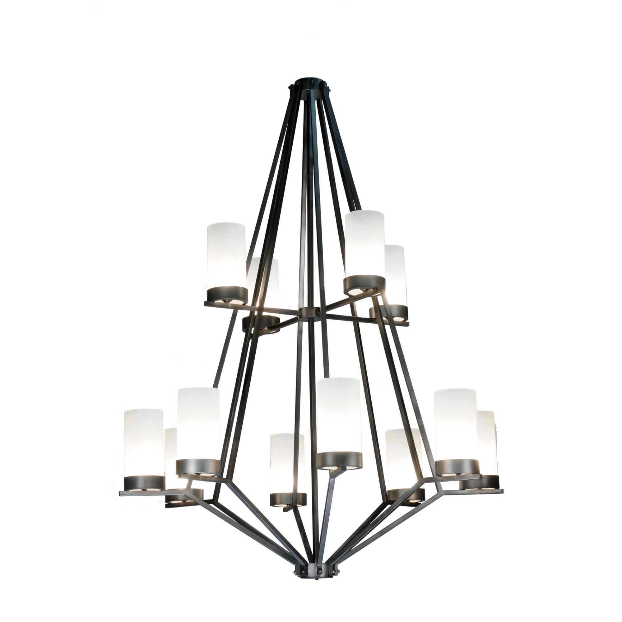 Galen 60 Inch 12 Light Chandelier by Meyda Lighting