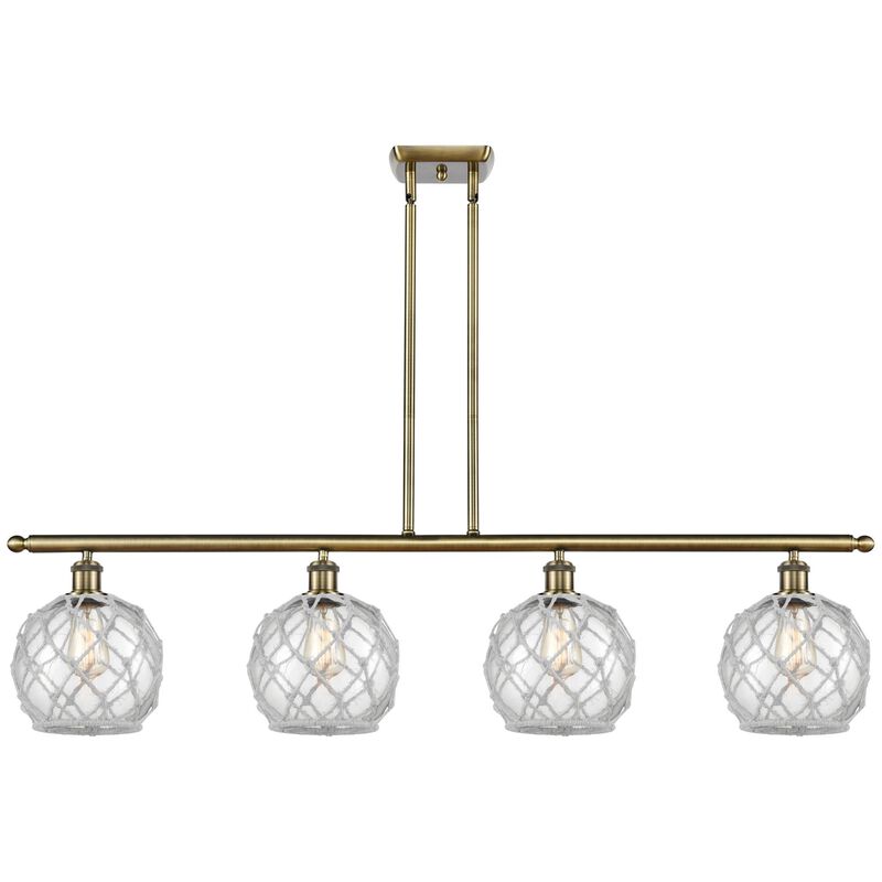 Bruno Marashlian Farmhouse Rope 48 Inch Linear Suspension Light by Innovations Lighting