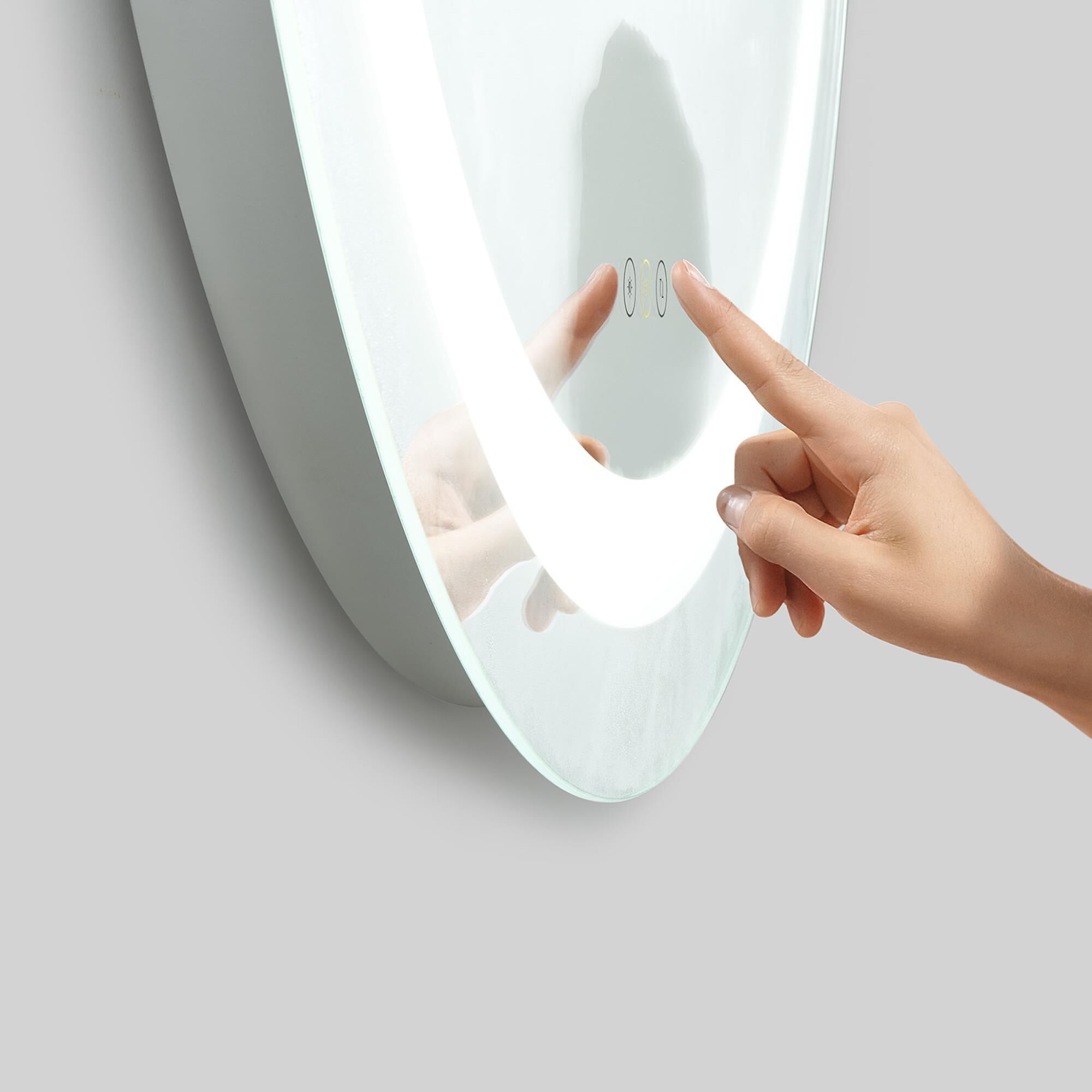 Mera 36 Inch LED Lighted Mirror by Generation Lighting