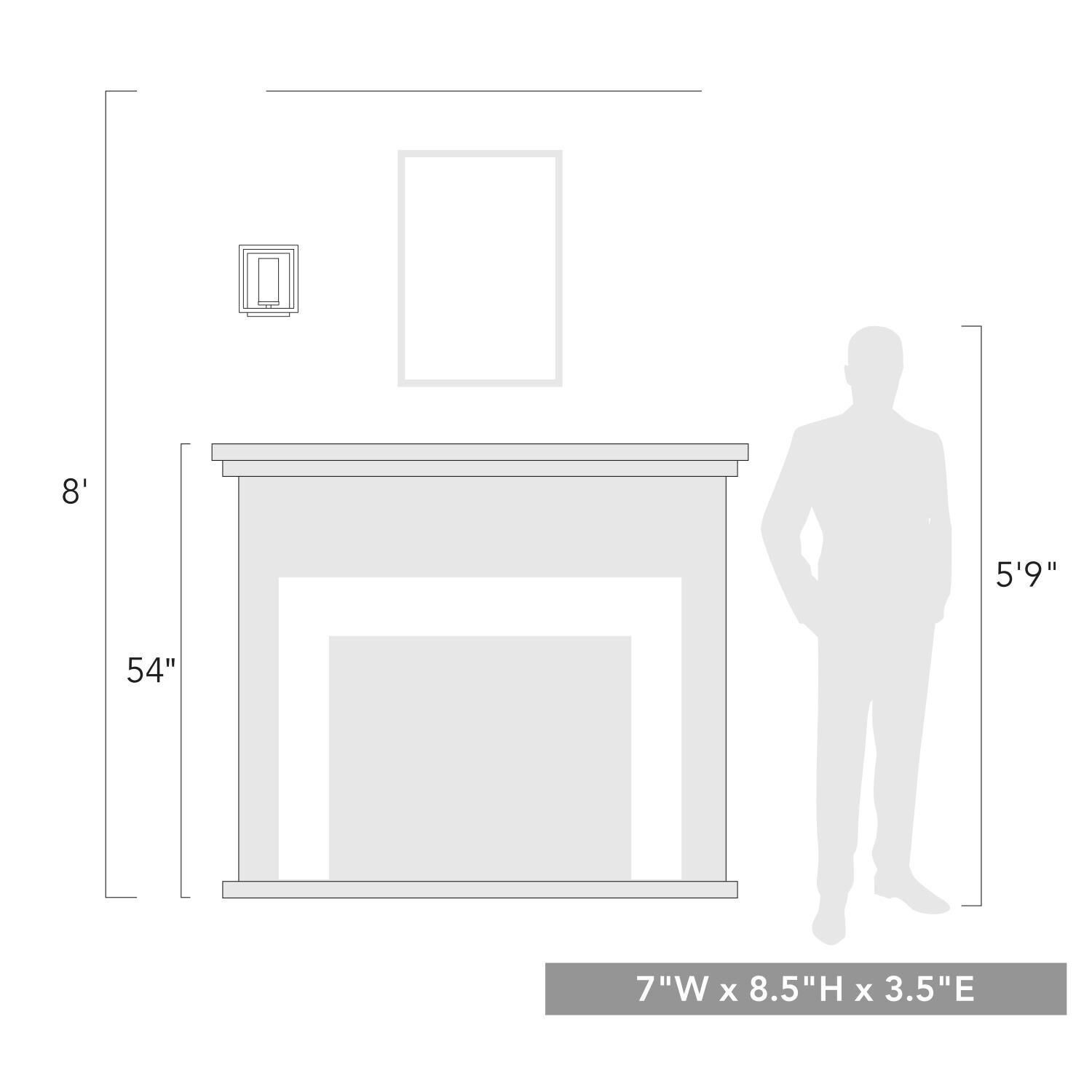 Marco 9 Inch Wall Sconce by Golden Lighting