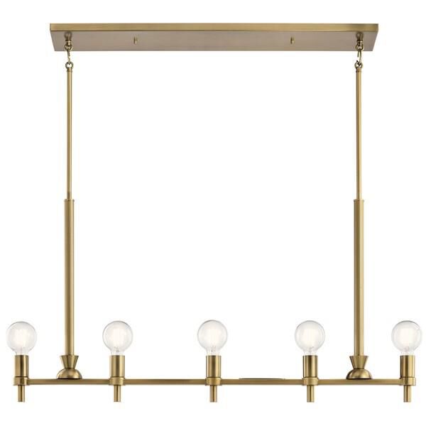 Shown in Brushed Natural Brass finish