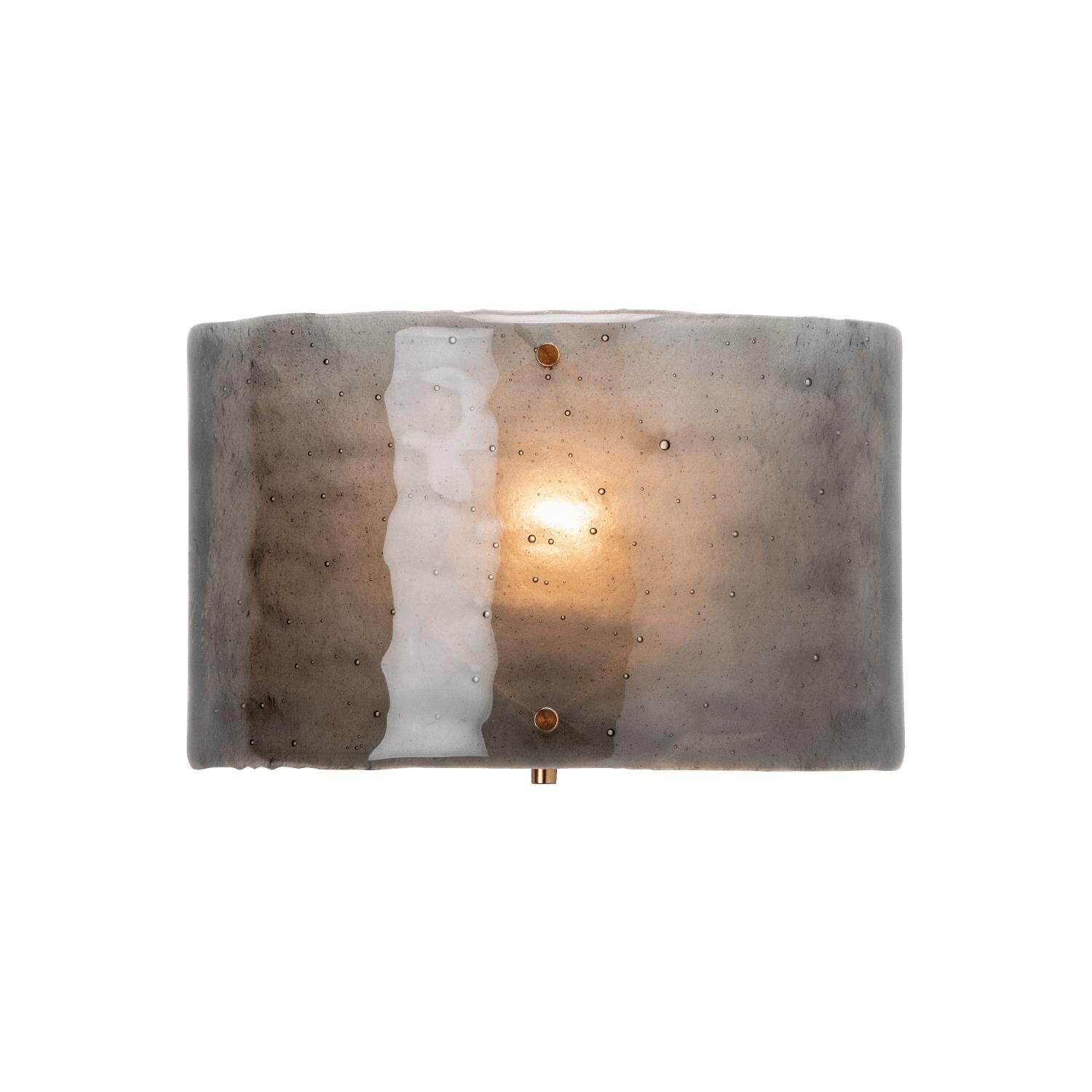 Textured Glass Wall Sconce by Hammerton Studio