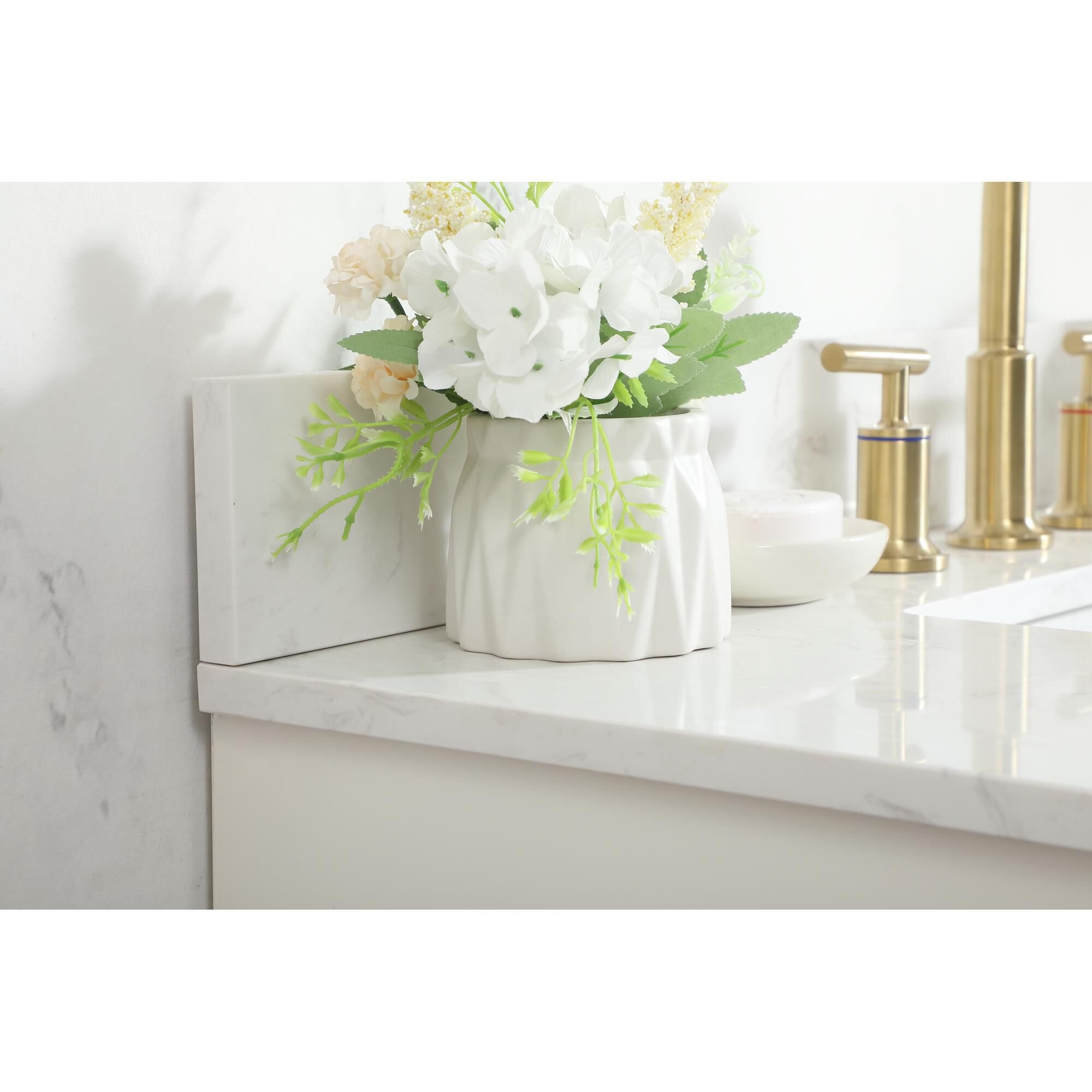 Shown in White finish