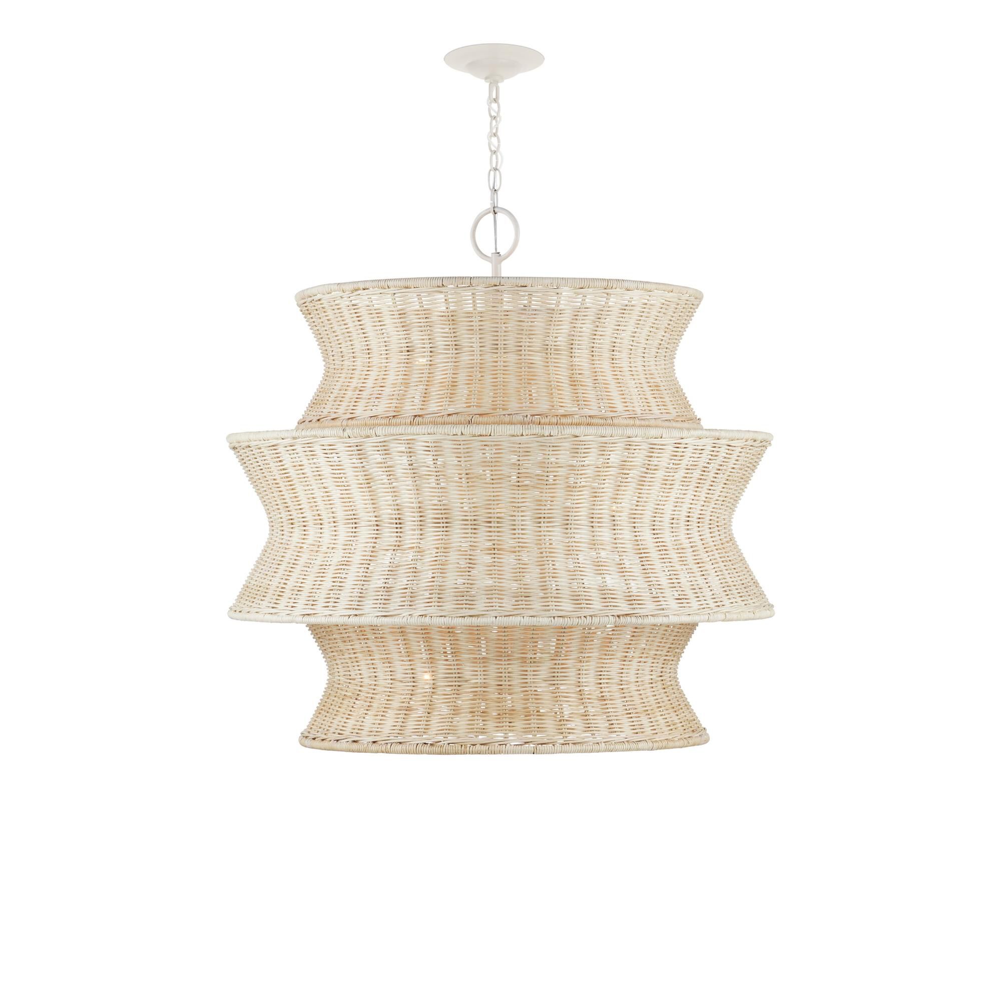 Phebe 32 Inch 9 Light Chandelier by Currey and Company