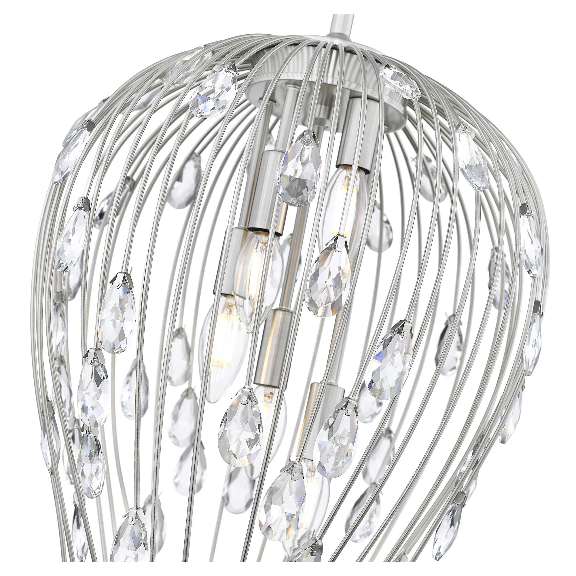 Shown in Brushed Nickel finish