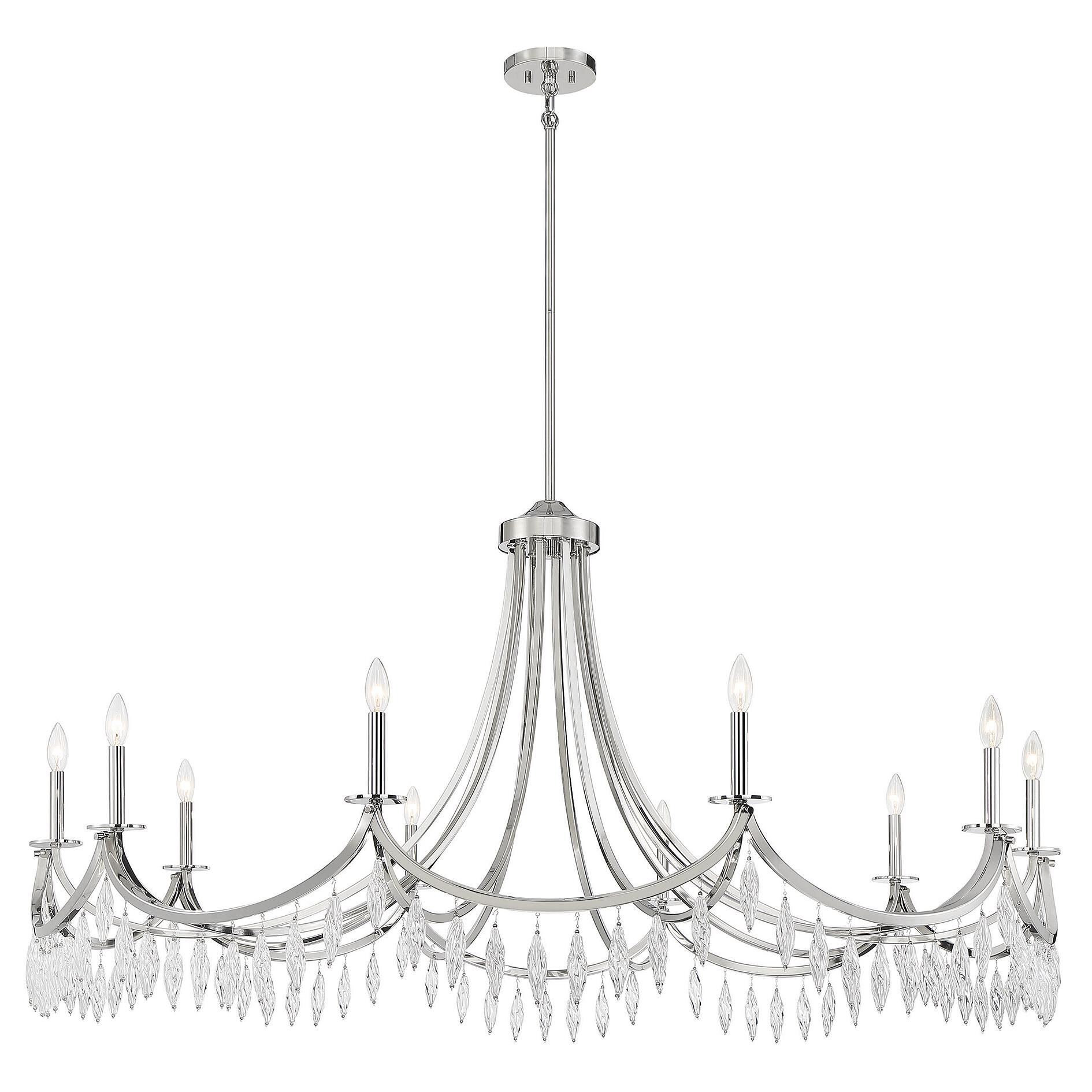 Kameron 60 Inch 10 Light Chandelier by Savoy House
