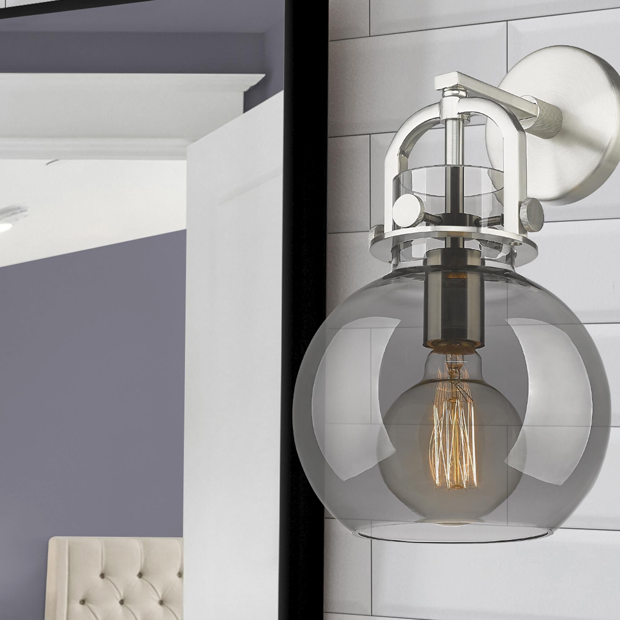 Bruno Marashlian Newton Sphere 14 Inch Wall Sconce by Innovations Lighting