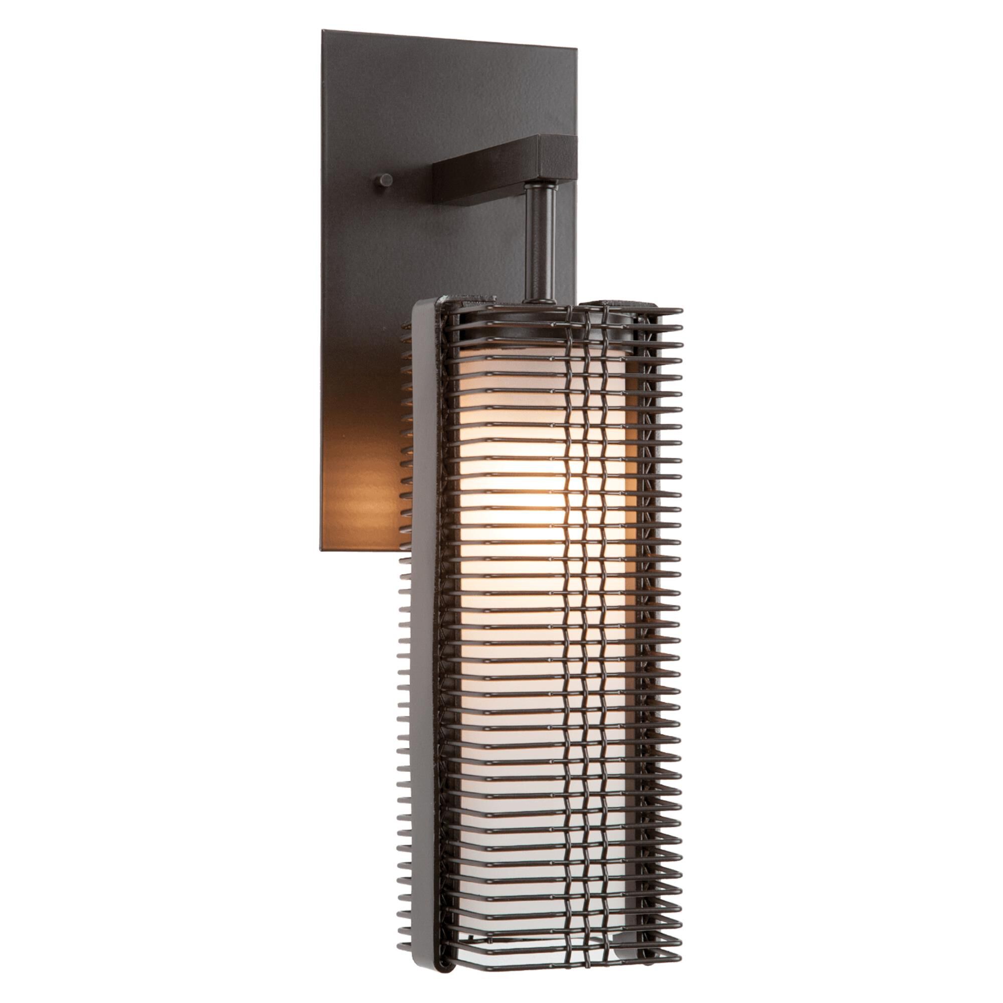 Shown in Flat Bronze finish and Frosted glass