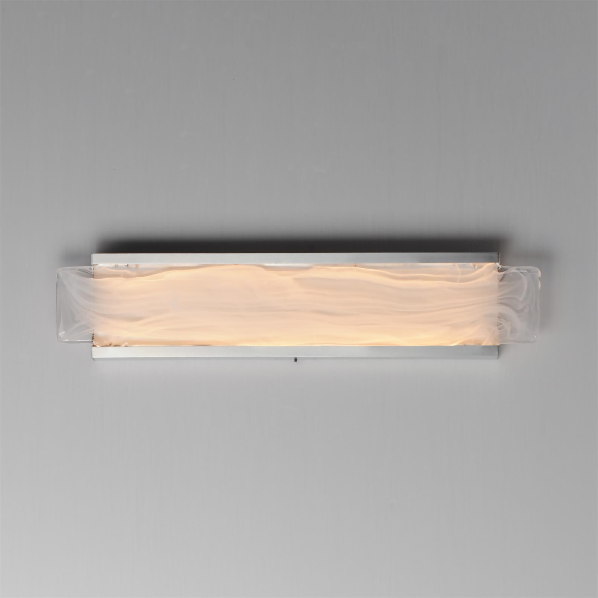 Shown in Satin Nickel finish and White Spiral glass