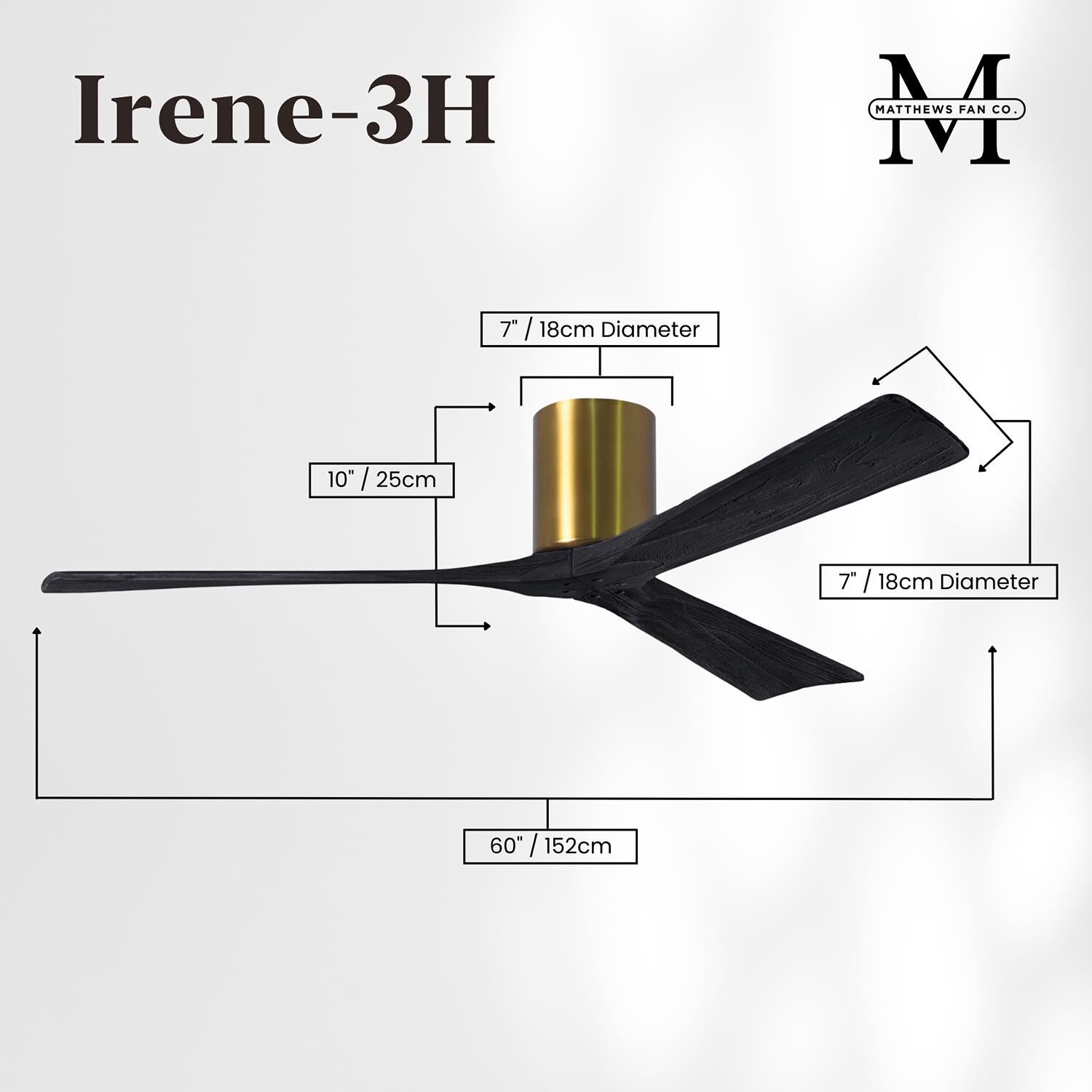 Shown in Brushed Brass finish