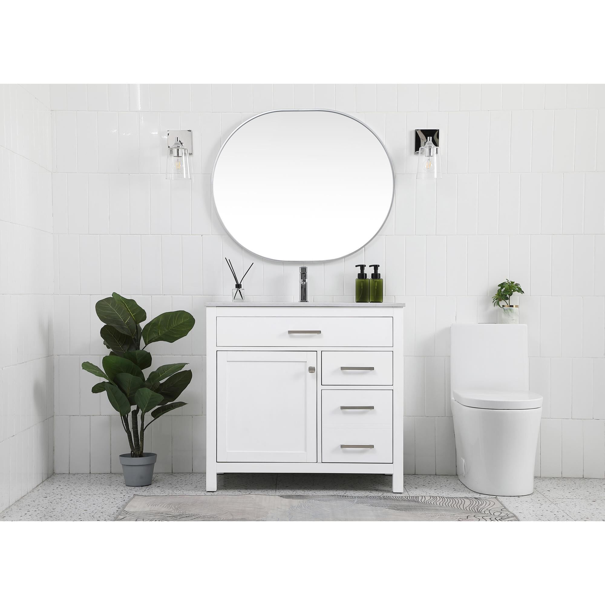 Lewis 36 Inch Bath Vanity by Elegant Decor