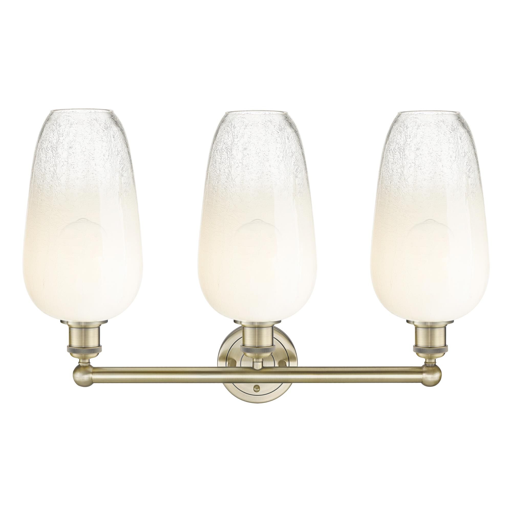 Shown in Antique Brass finish and Opal glass