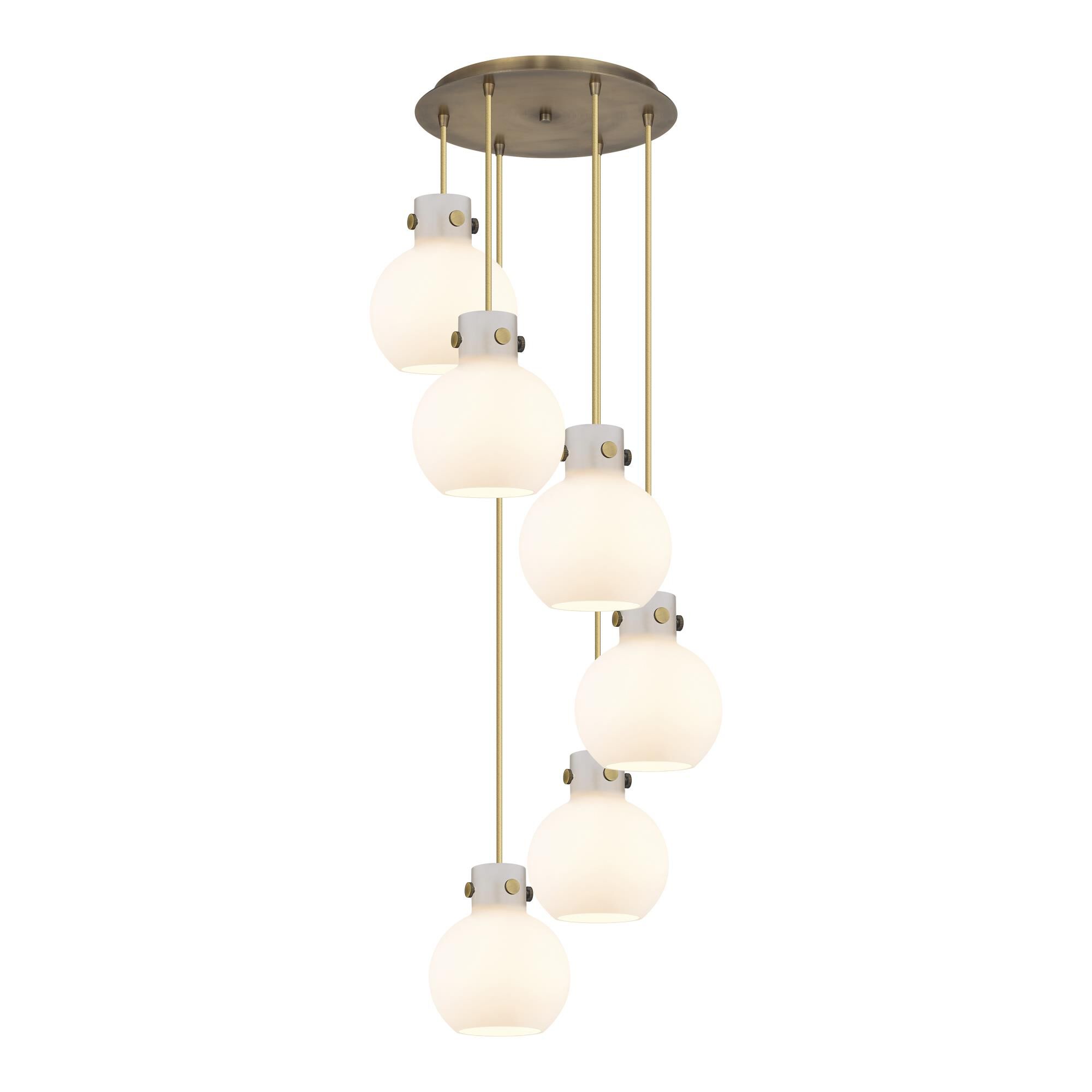 Bruno Marashlian Newton Sphere 18 Inch 6 Light Multi Light Pendant by Innovations Lighting