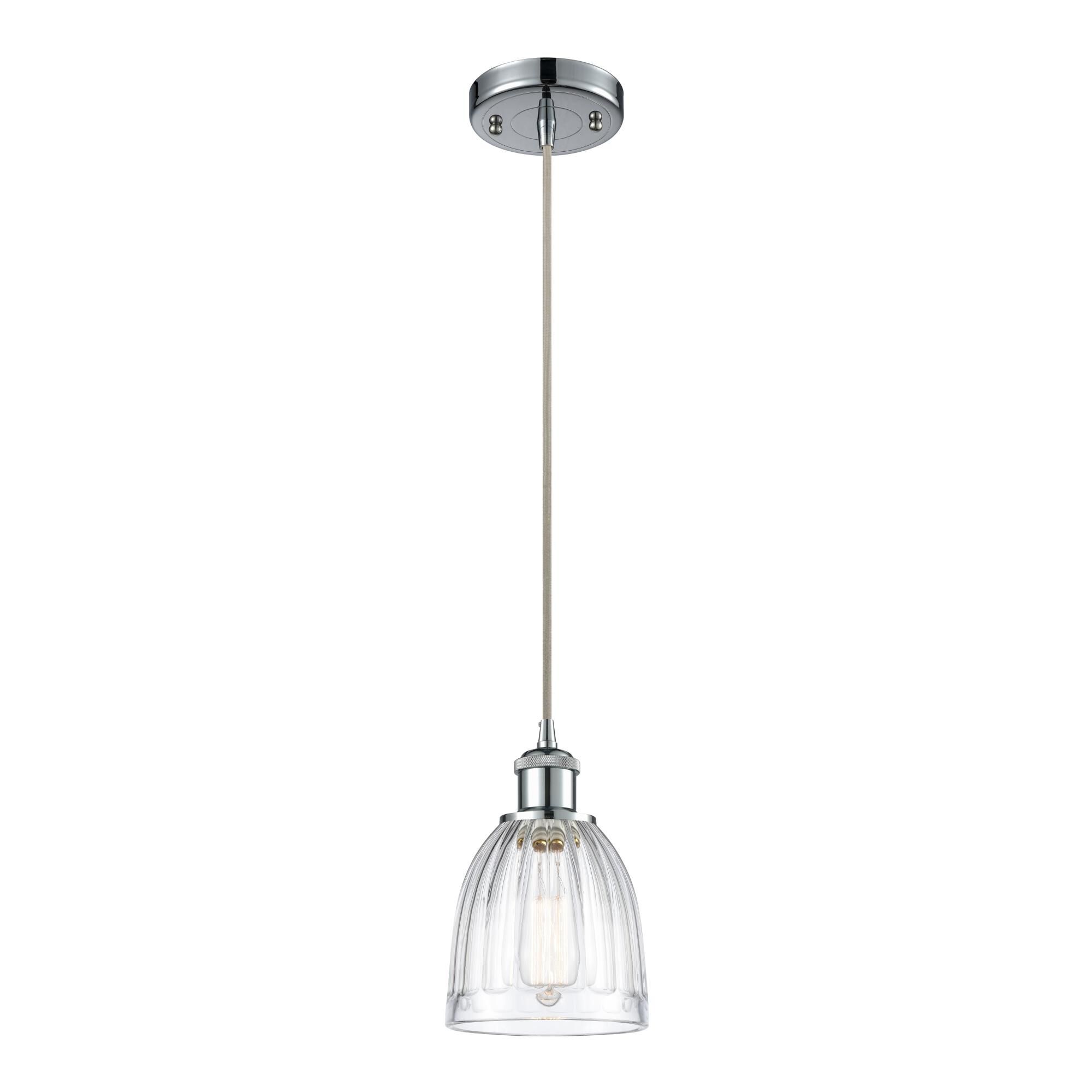 Shown in Polished Chrome finish and Drum glass and Glass shade