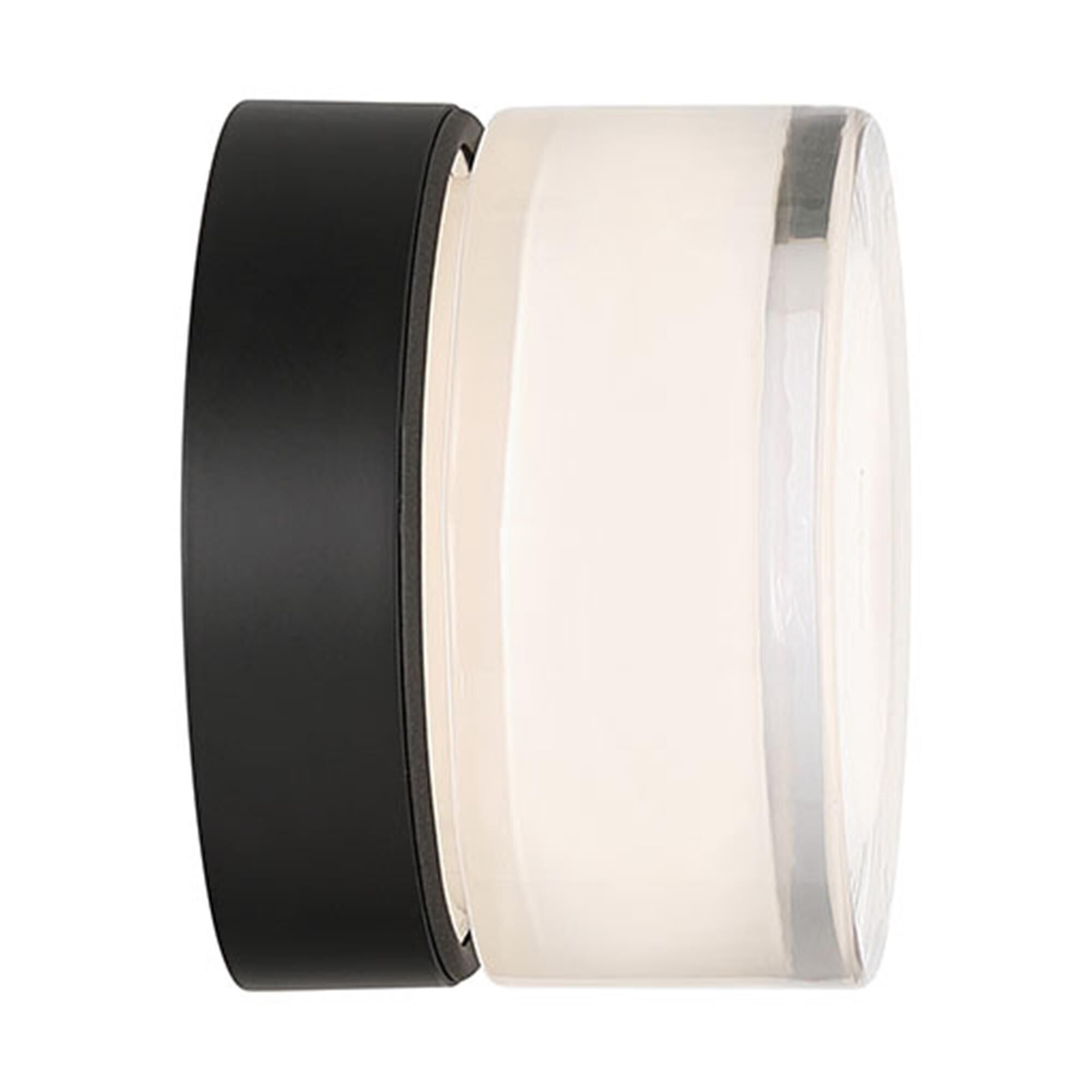 Shown in Matte Black finish and Clear Smooth glass