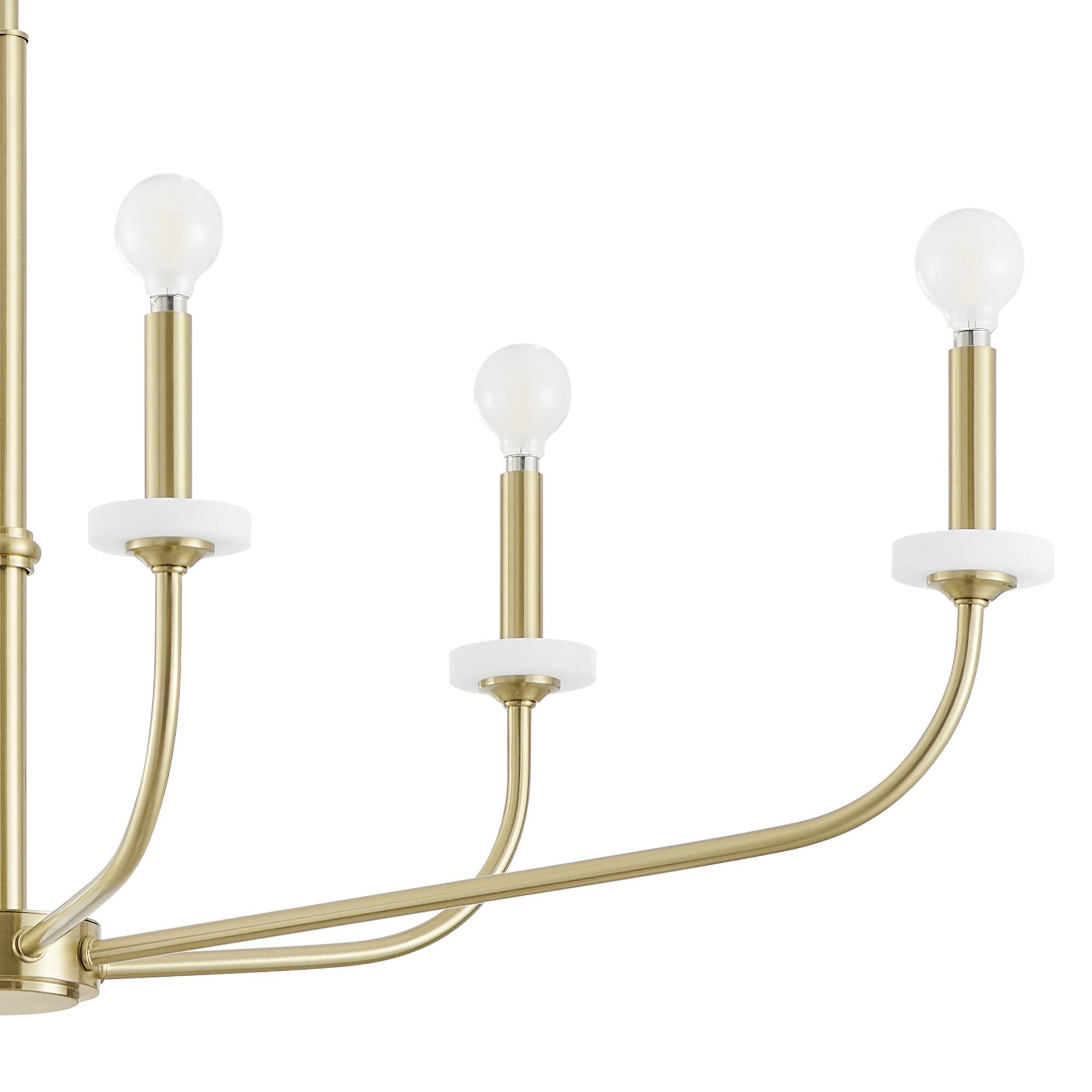 Shown in Brushed Gold finish