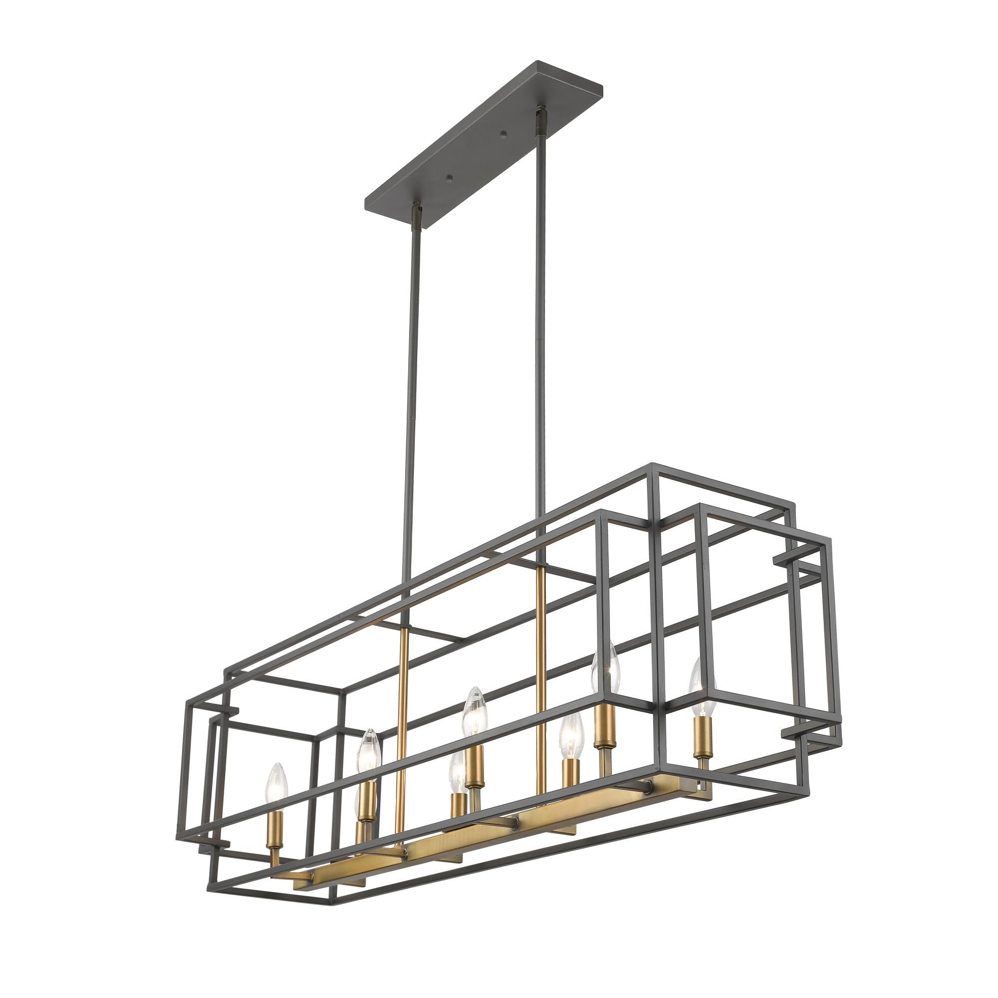 Shown in Bronze + Olde Brass finish and --- glass and --- shade