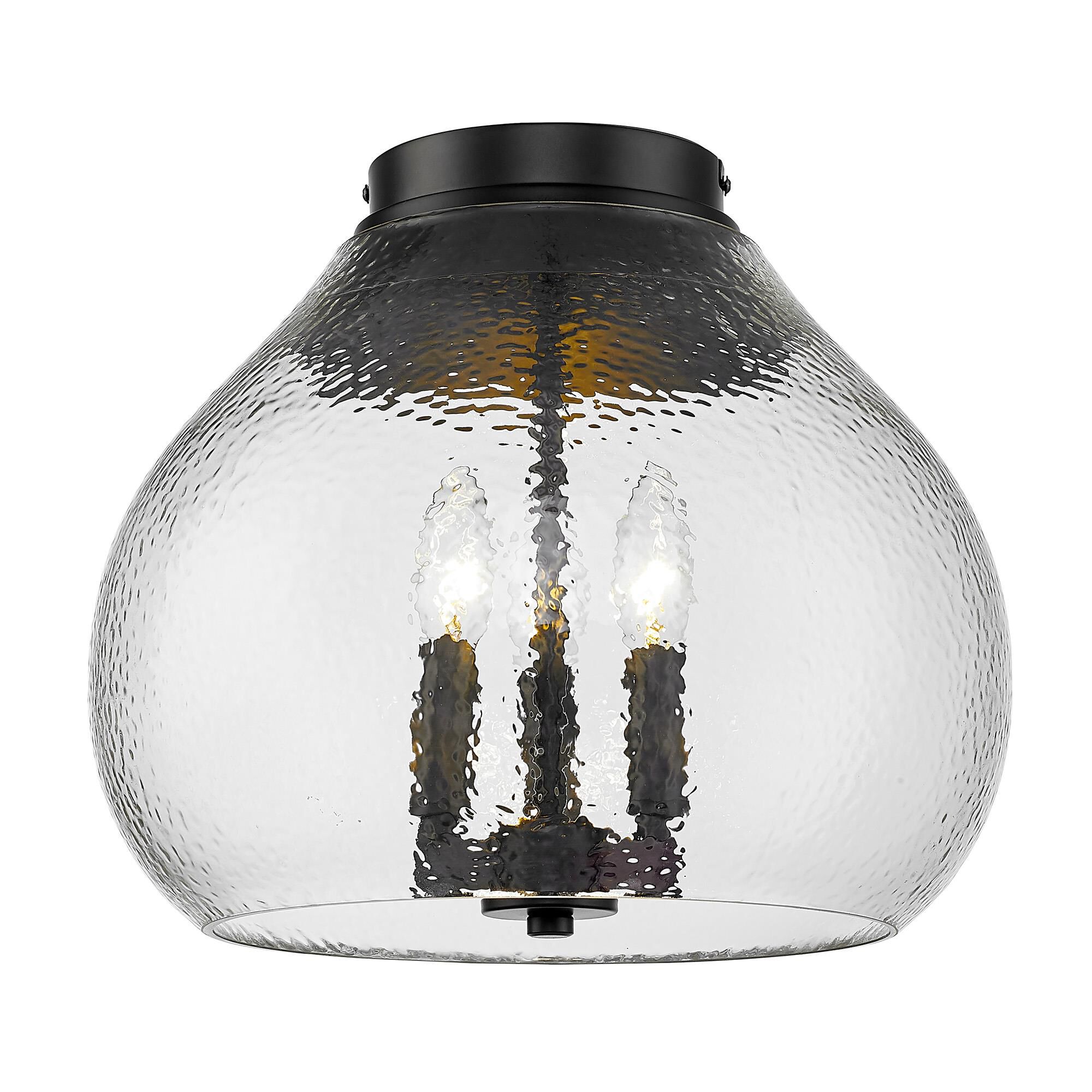 Ariella 14 Inch Semi Flush Mount by Golden Lighting