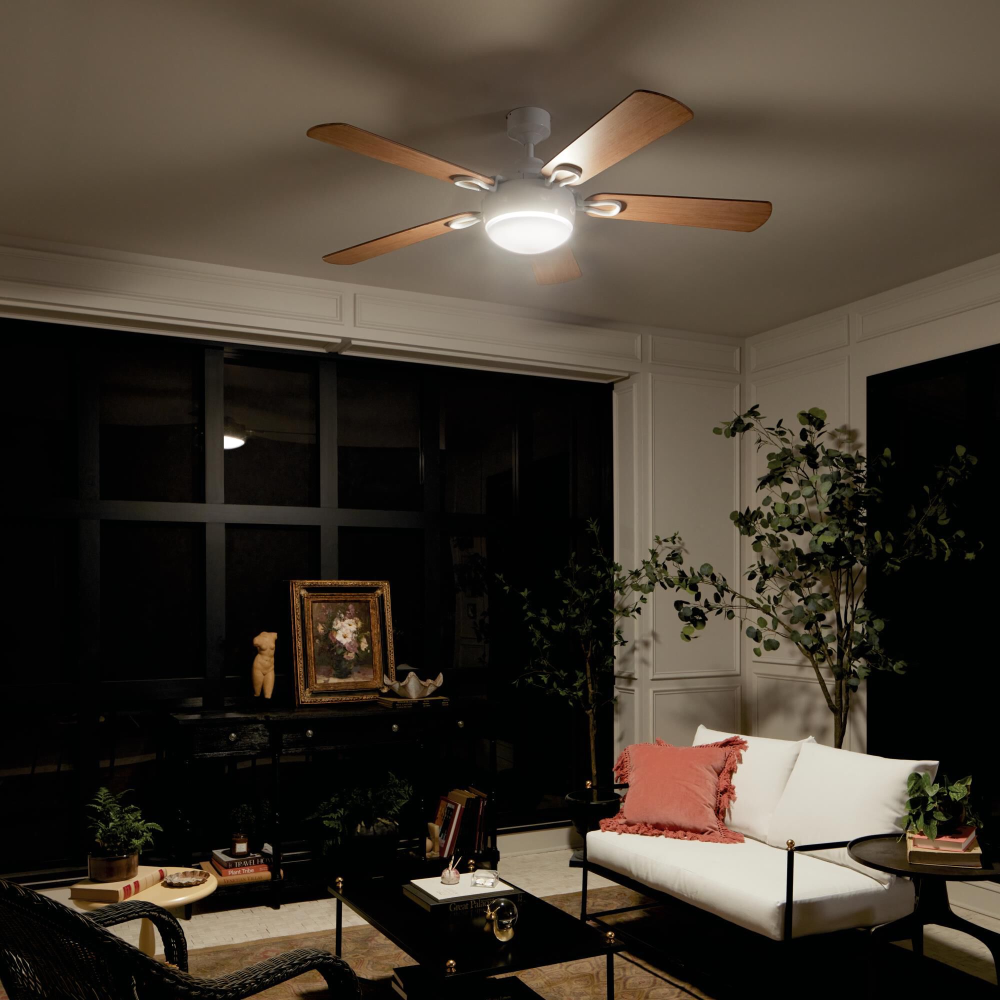 Humble 60 Inch Ceiling Fan with Light Kit by Kichler Lighting