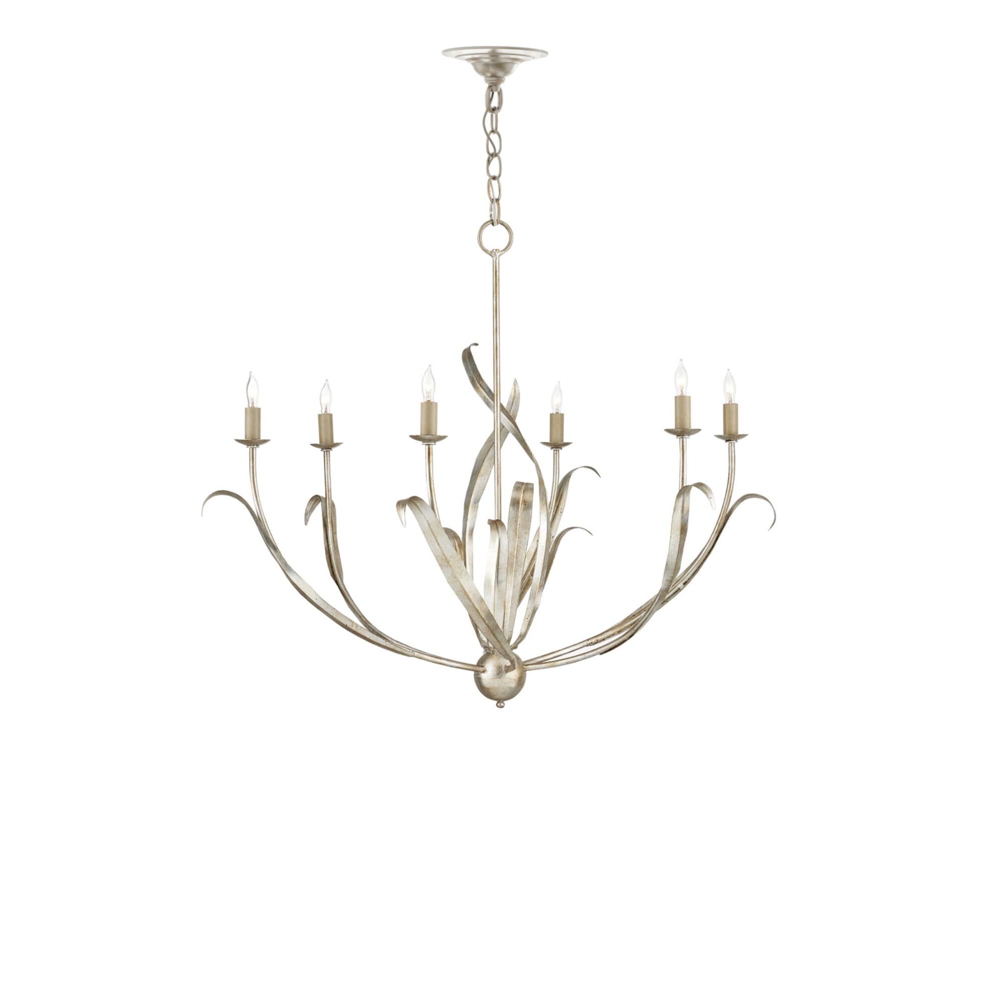 Menefee 32 Inch 6 Light Chandelier,