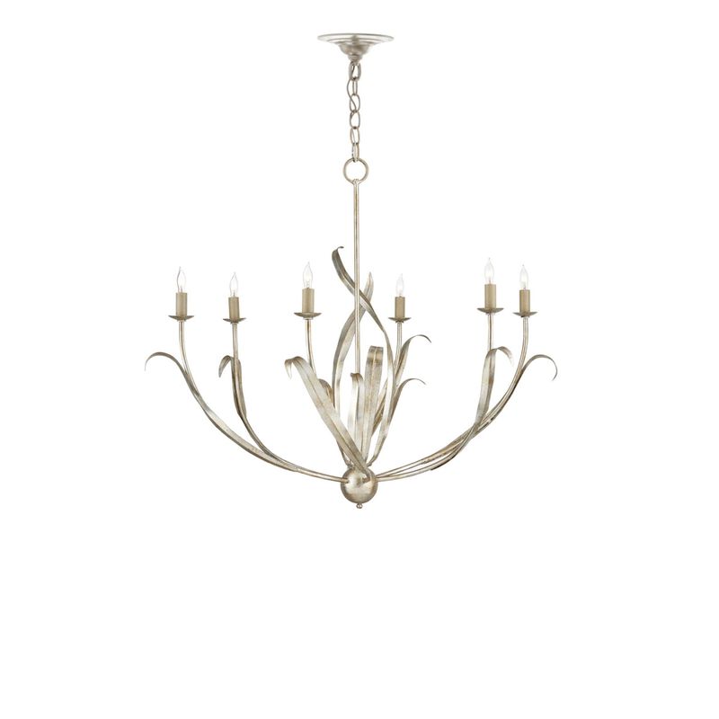 Menefee 32 Inch 6 Light Chandelier by Currey and Company