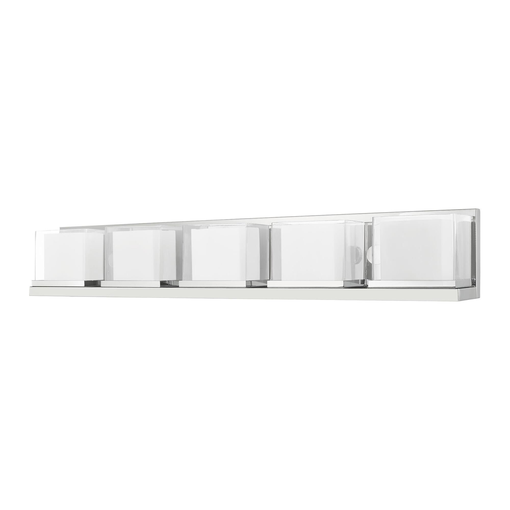 Duval 42 Inch 5 Light Bath Vanity Light by Livex Lighting