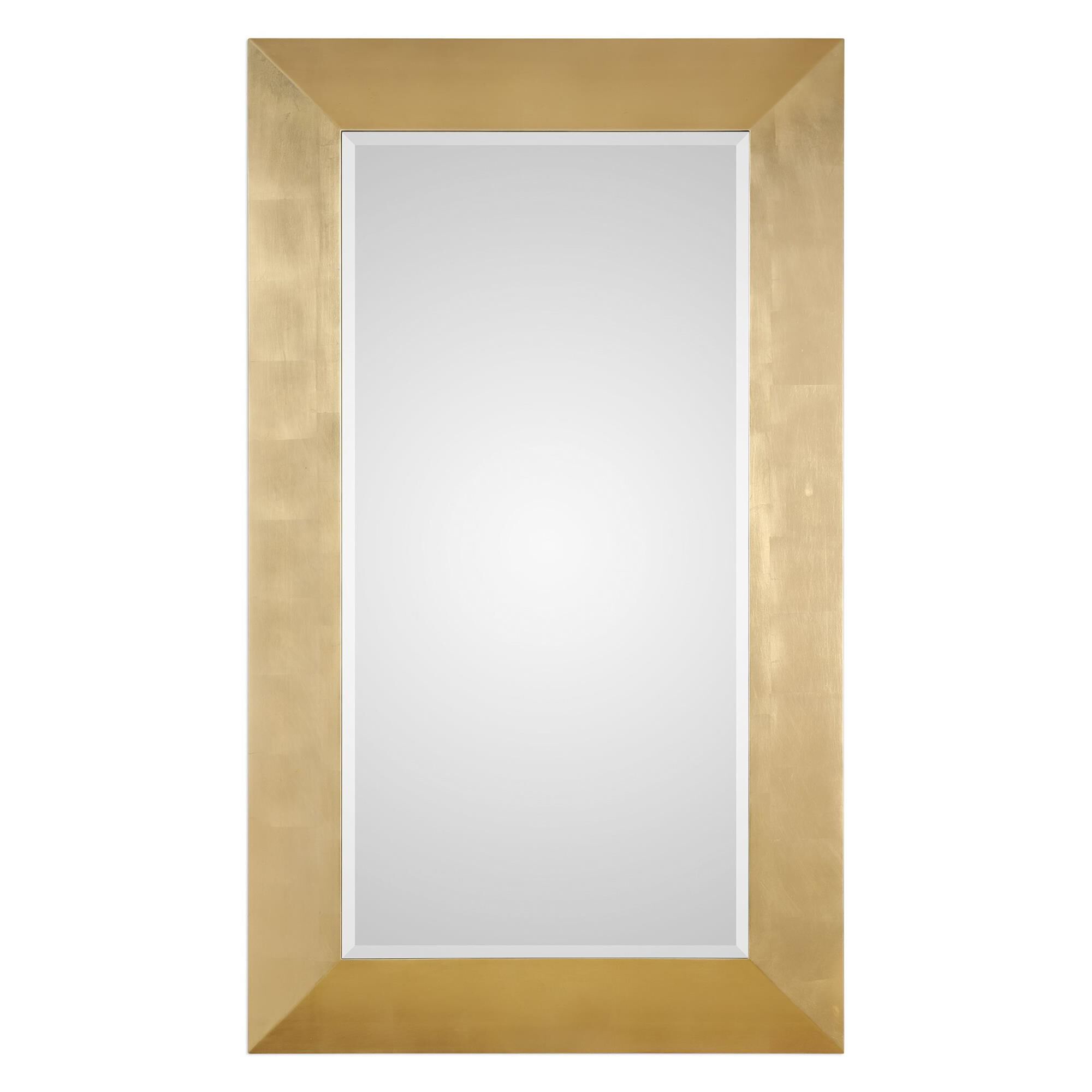 Shown in Hand Applied Gold Leaf finish