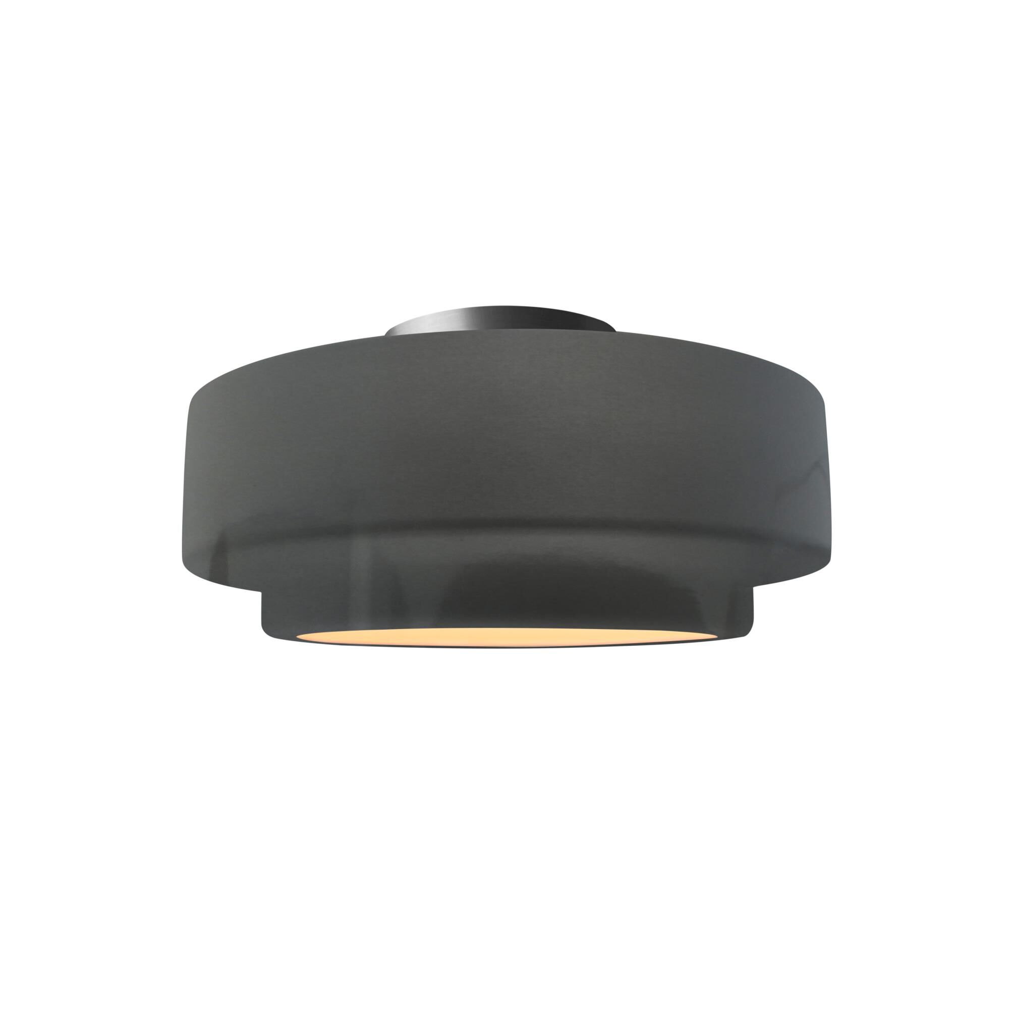 Tier 12 Inch Semi Flush Mount by Justice Design Group