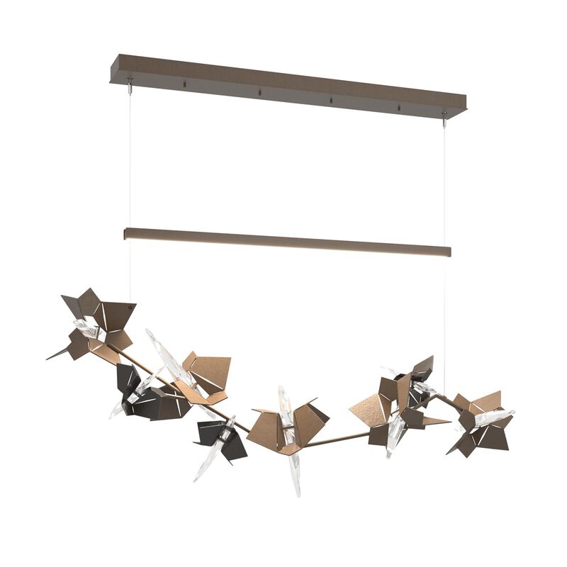 Belladonna Medium Linear Chandelier by Hubbardton Forge