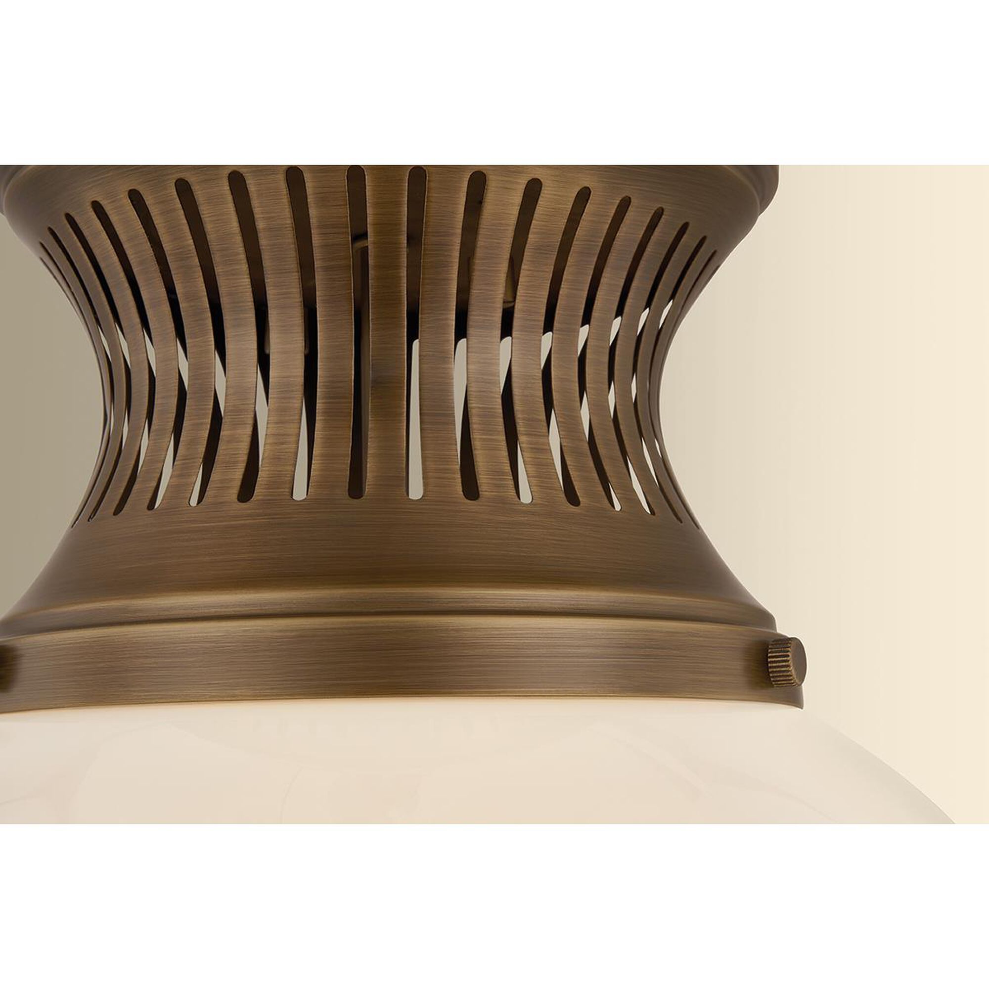 Shown in Historic Bronze finish and Opal Glossy glass