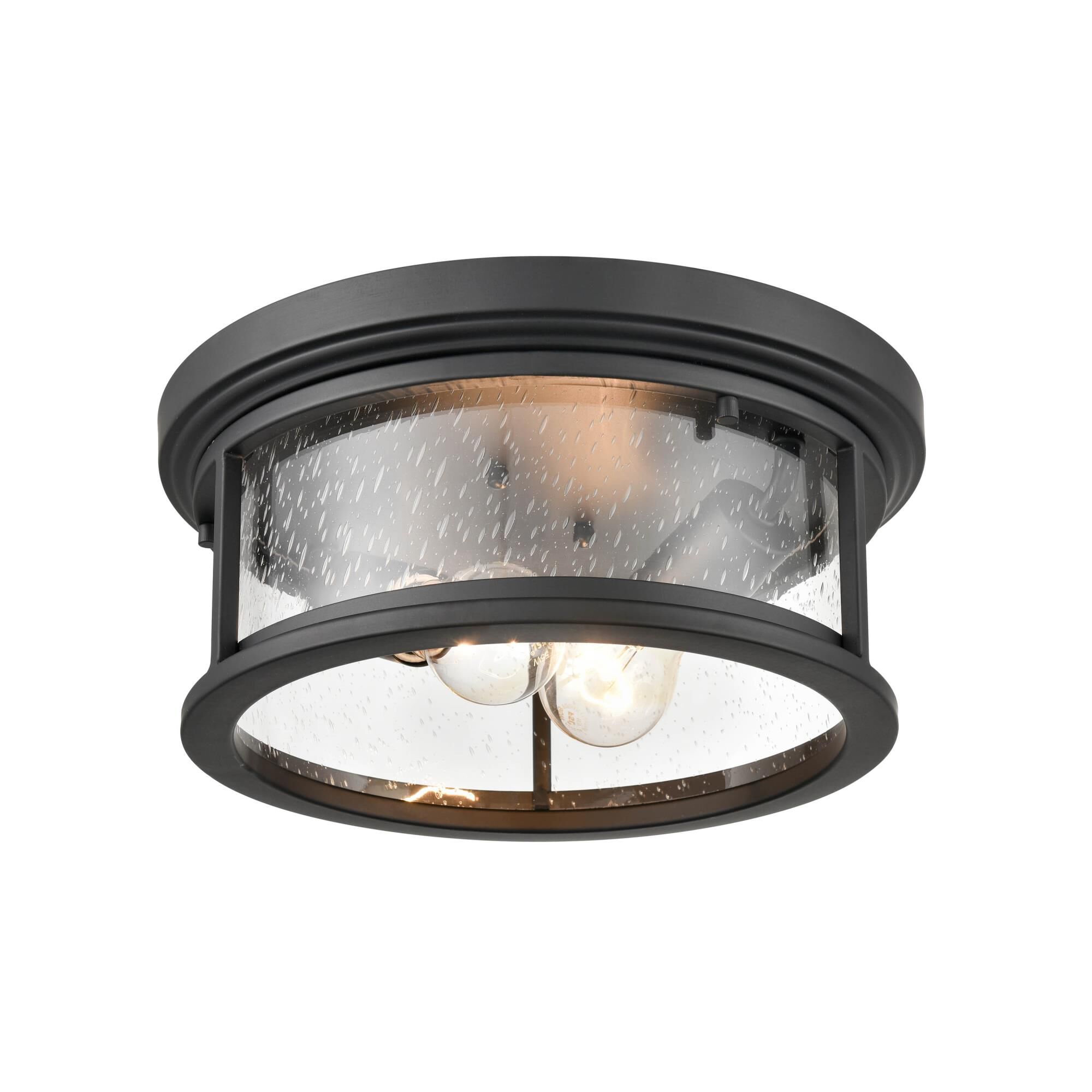 Bresley 12 Inch 2 Light Outdoor Flush Mount by Millennium Lighting
