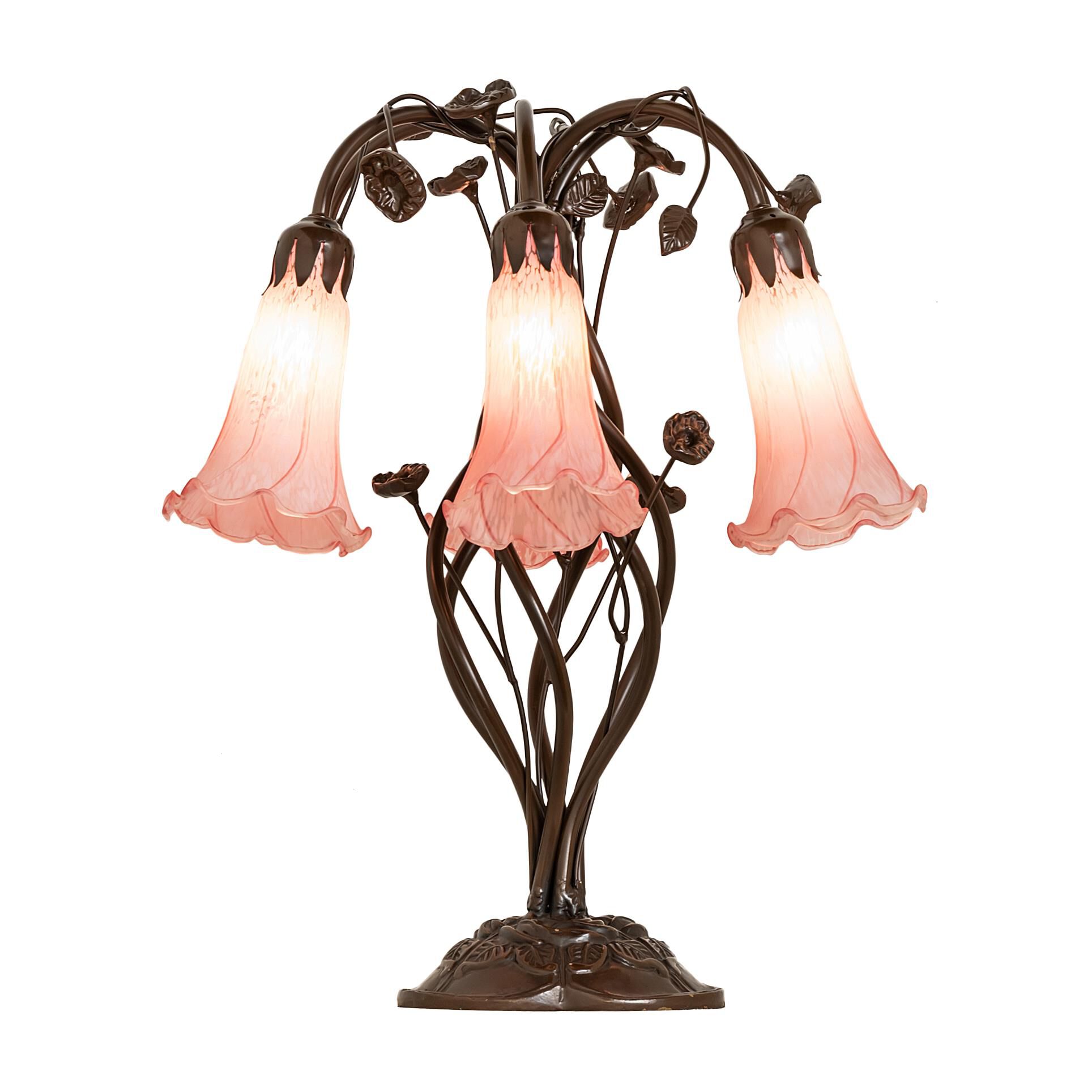 Pink 19 Inch Table Lamp by Meyda Lighting