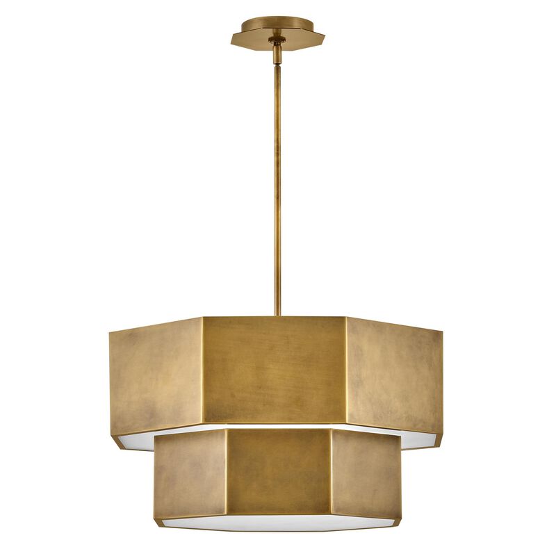 Facet Medium Pendant Light by Hinkley