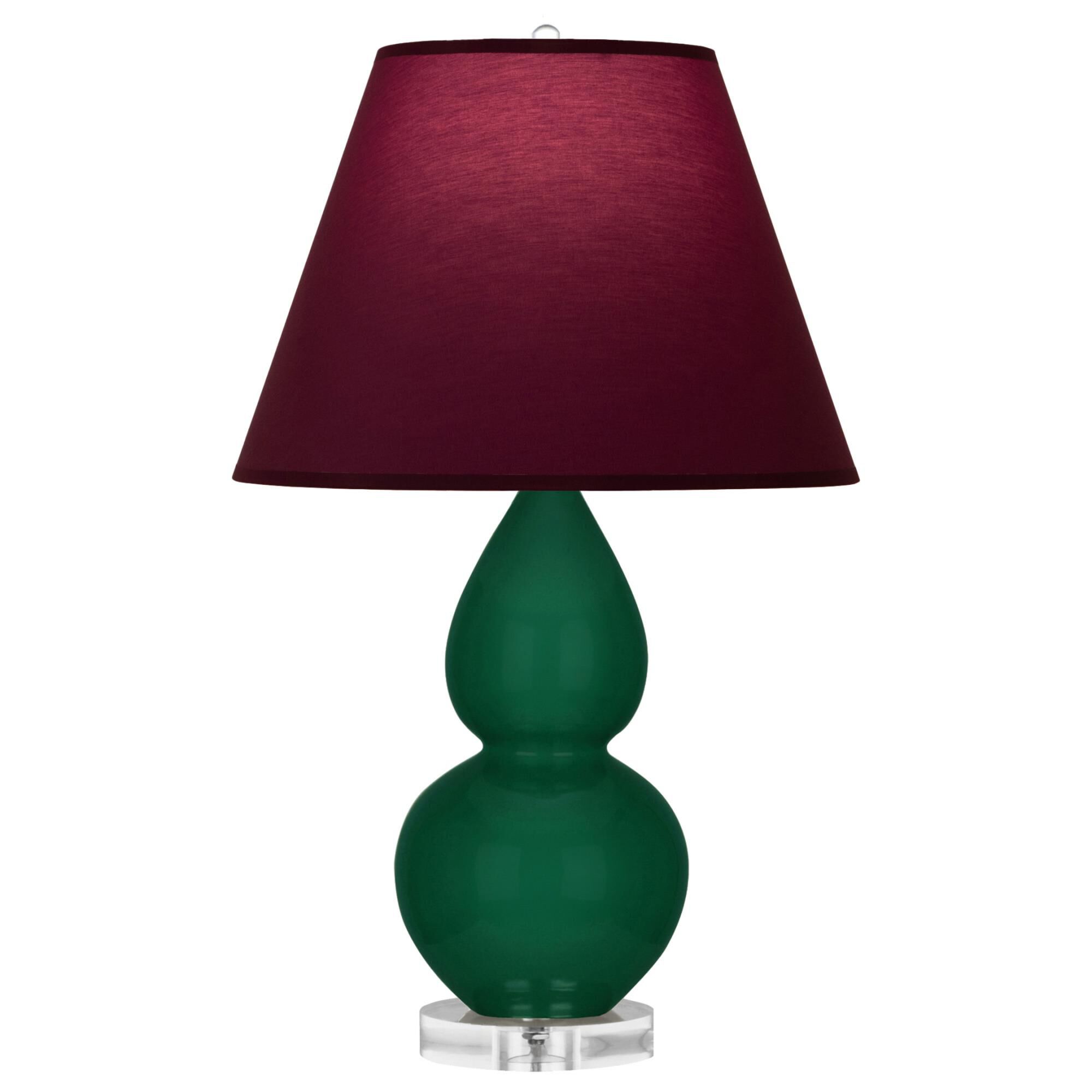 Shown in Jungle finish and Plum and Lavender shade and Lucite accent