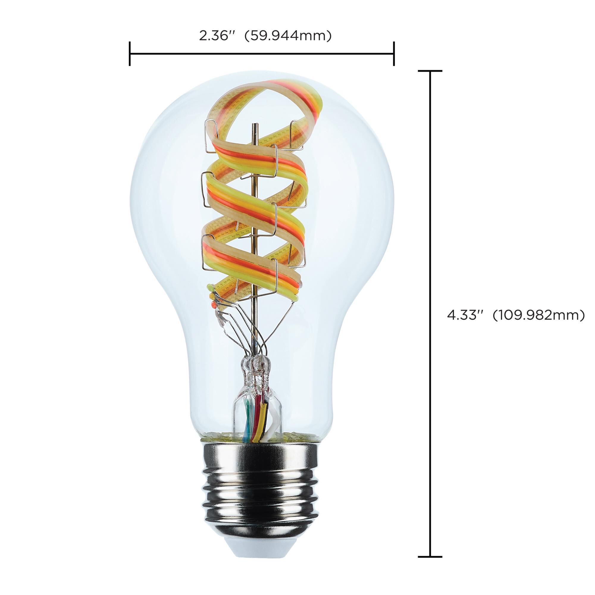 Dimmable 6 Watt 2700K A19 LED Light Bulb,
