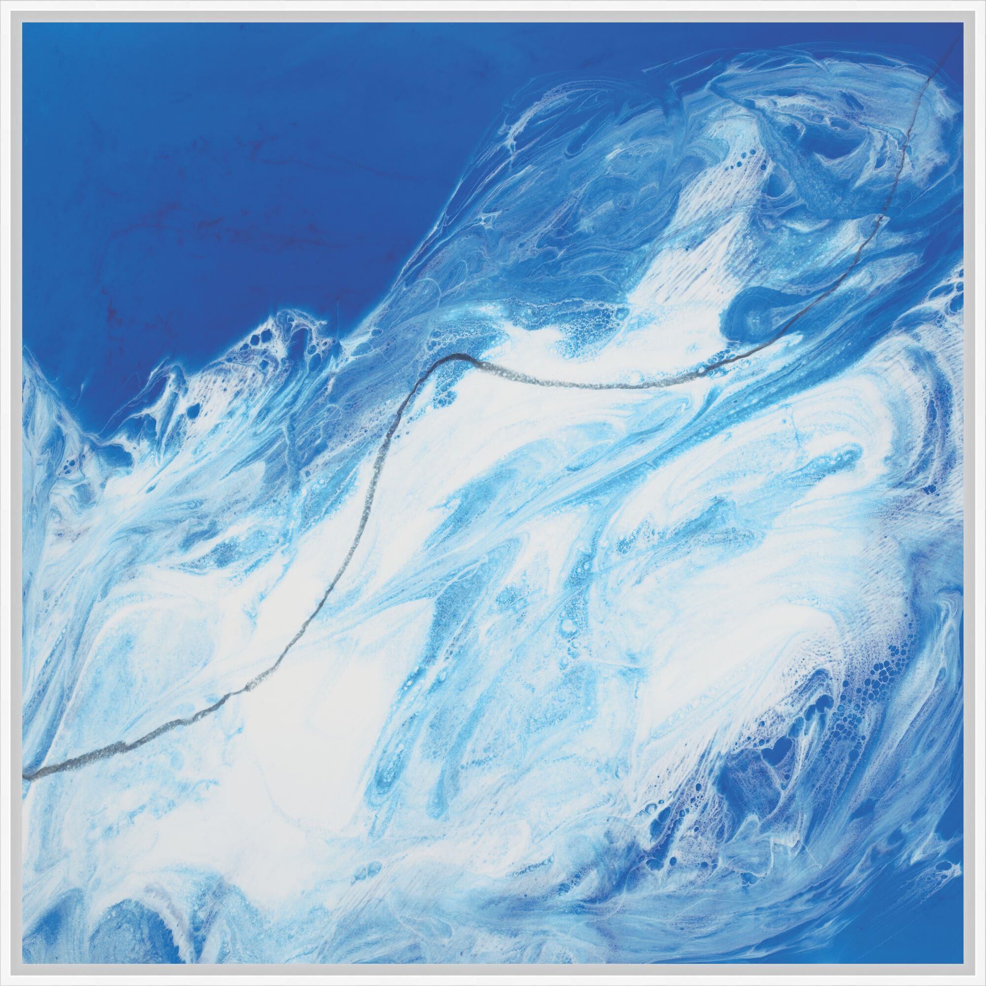 Oceanic Foam Print by LEVEL57