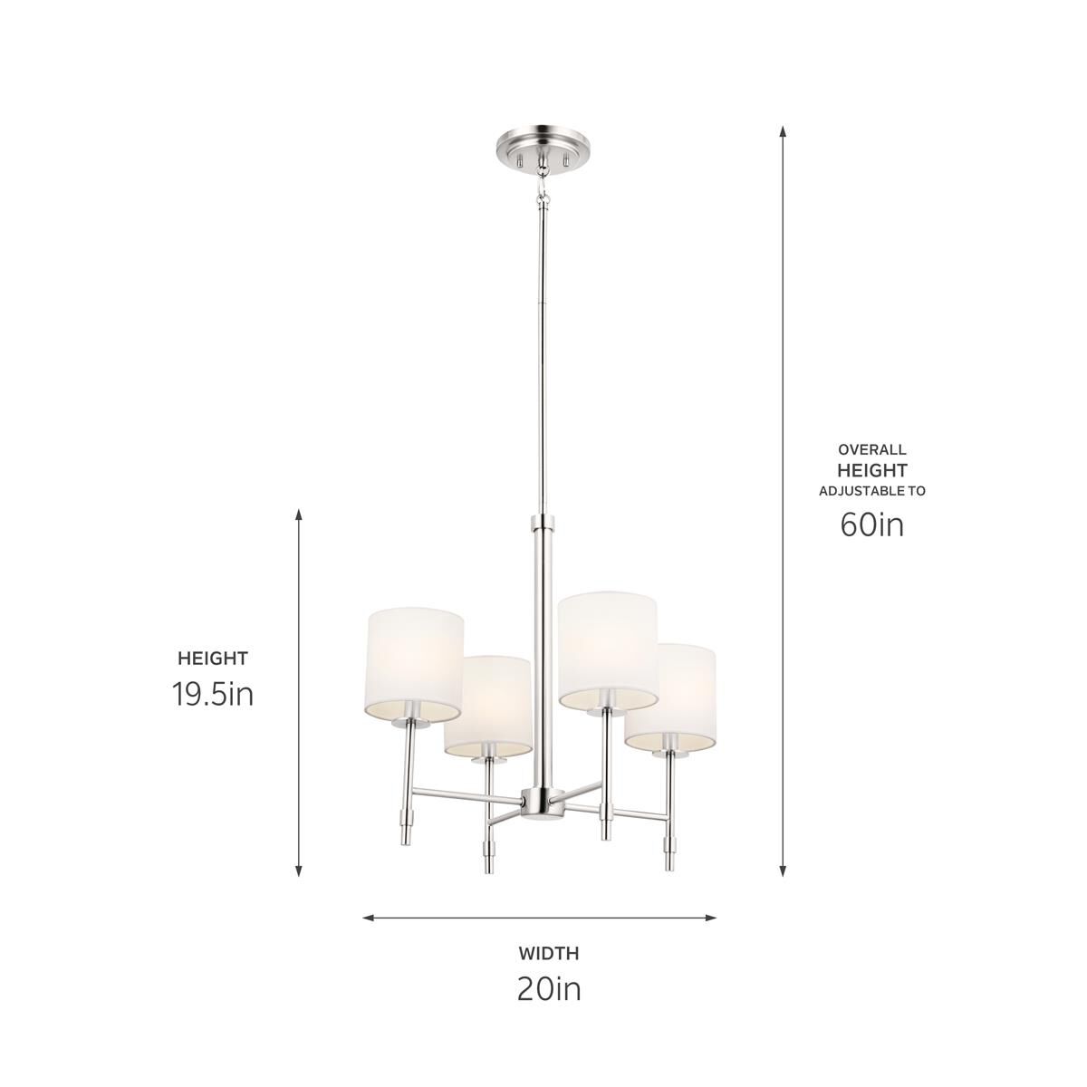 Ali 4 Light Mini Chandelier by Kichler Lighting