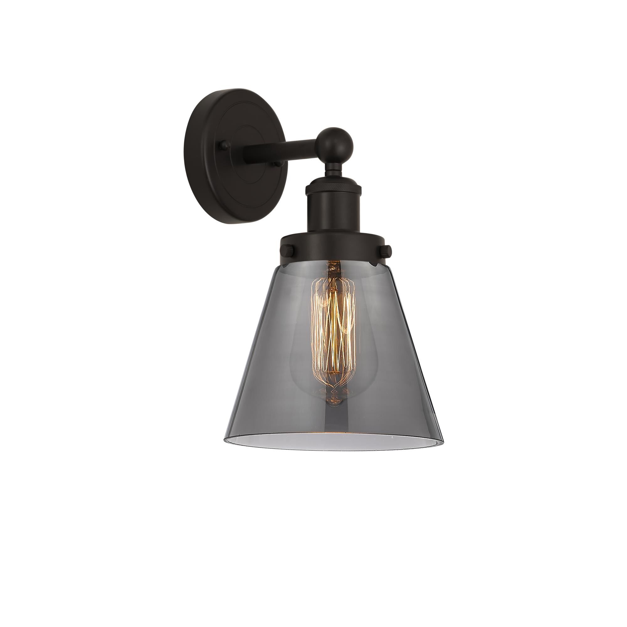 Shown in Oil Rubbed Bronze, Plated Smoke finish and Plated Smoke glass and Plated Smoke Glass shade
