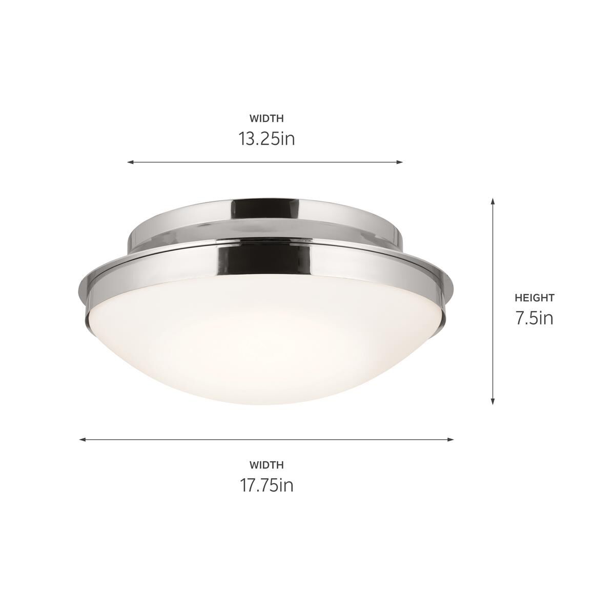 Bretta 3 Light Flush Mount by Kichler Lighting
