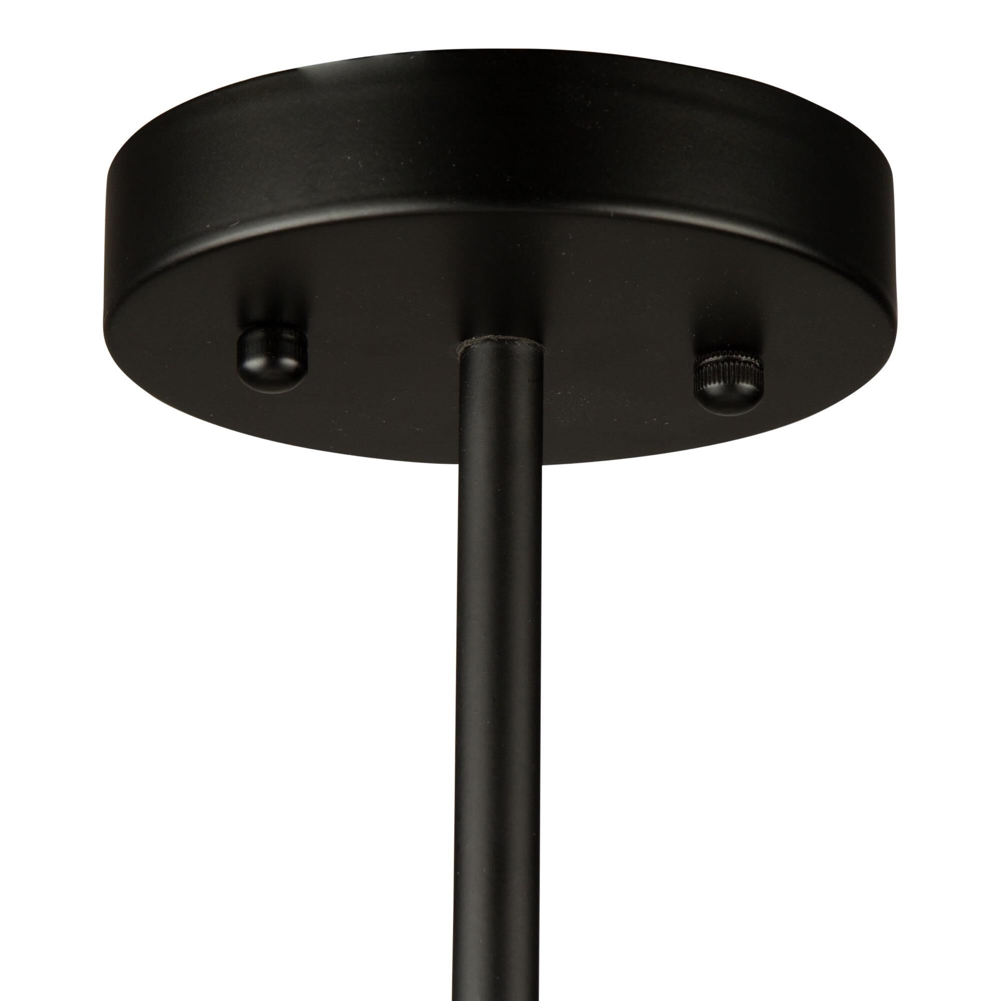 Shown in Black finish and - shade