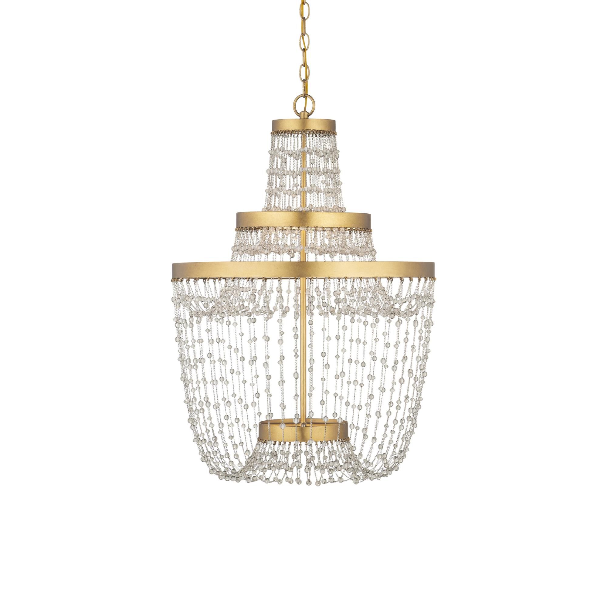 Mademoiselle 22 Inch Mini Chandelier by Currey and Company