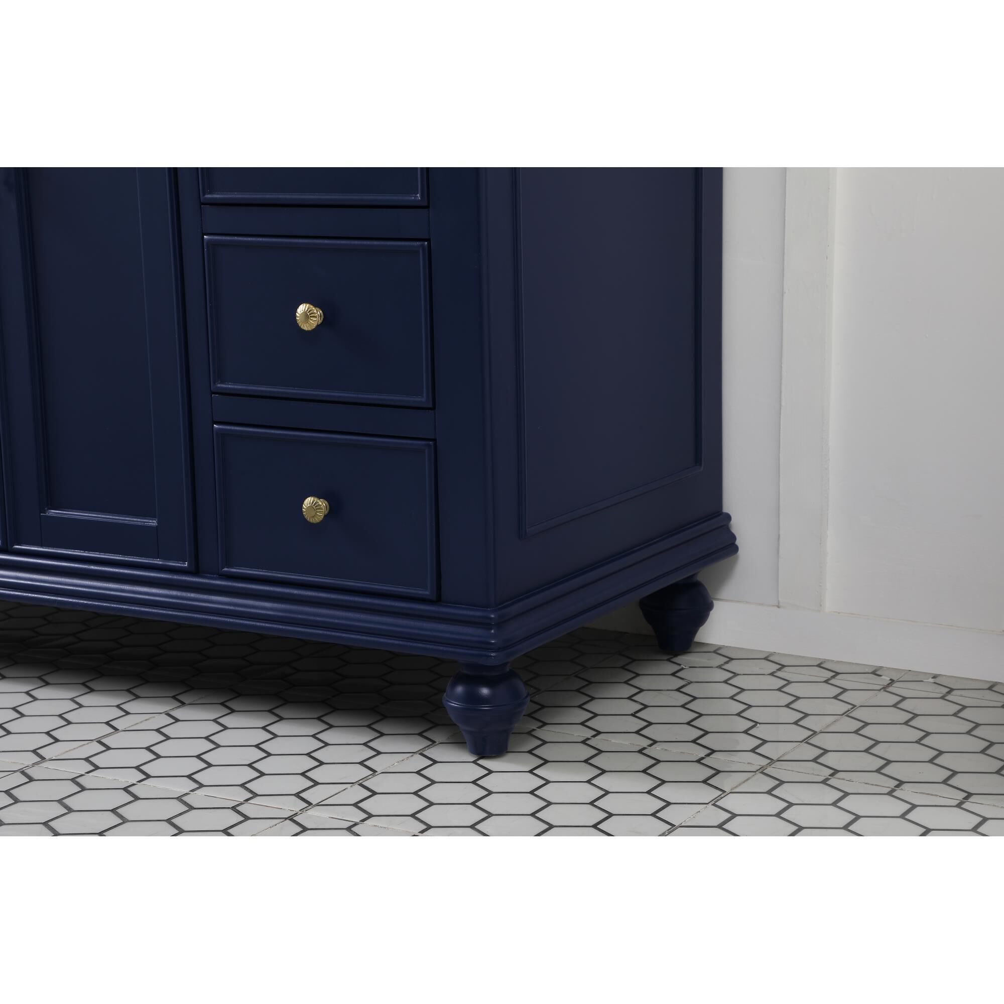 Shown in Blue finish