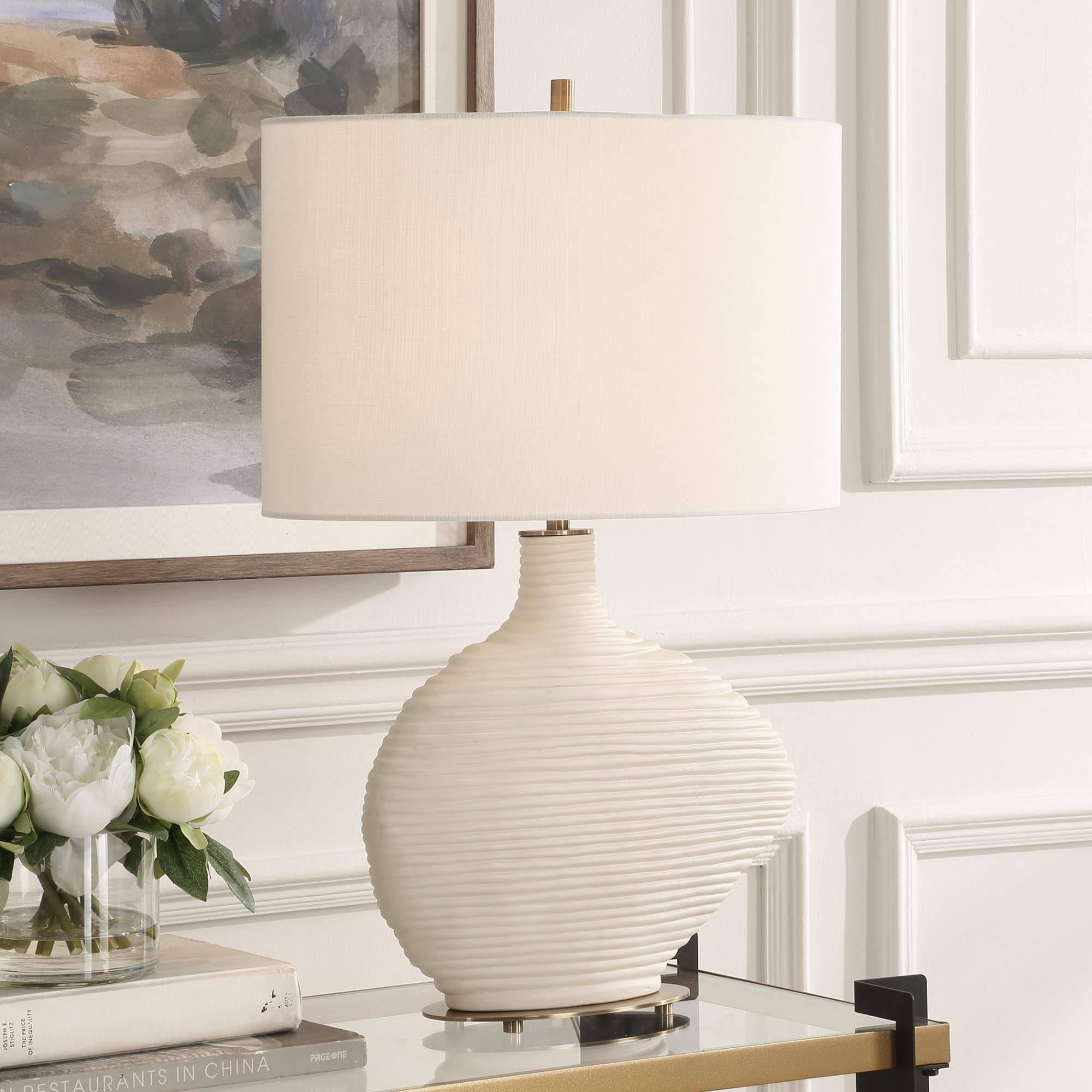 Grace Feyock Duostacked 24 Inch Table Lamp by Uttermost