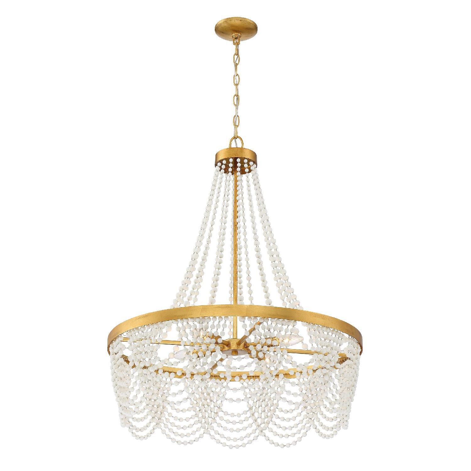 Fiona 27 Inch 4 Light Chandelier by Crystorama