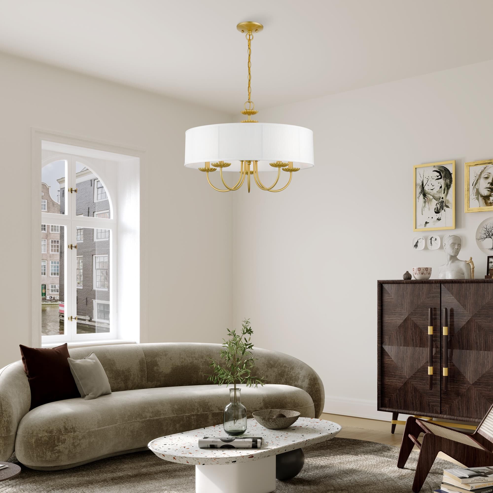 Brookdale 5 Light Chandelier by Livex Lighting