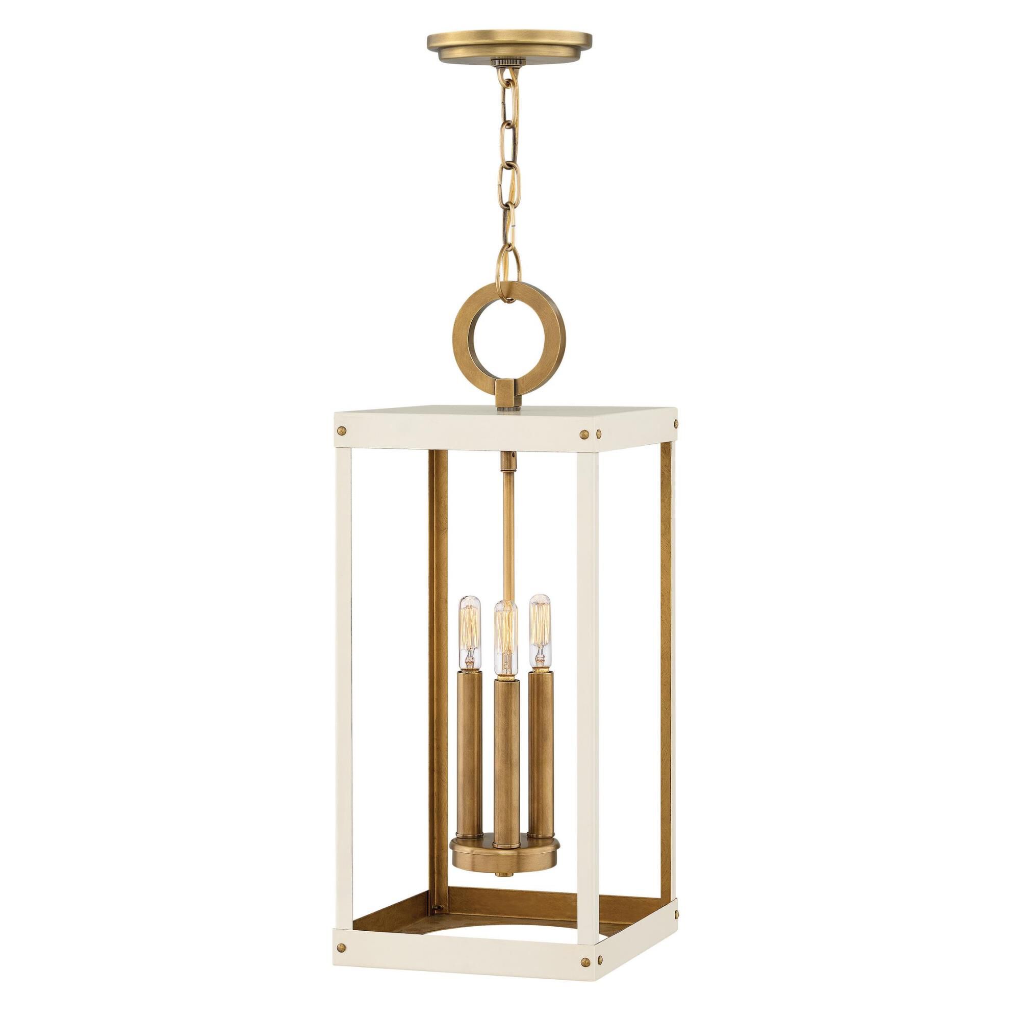 Shown in Heritage Brass-Warm White finish 